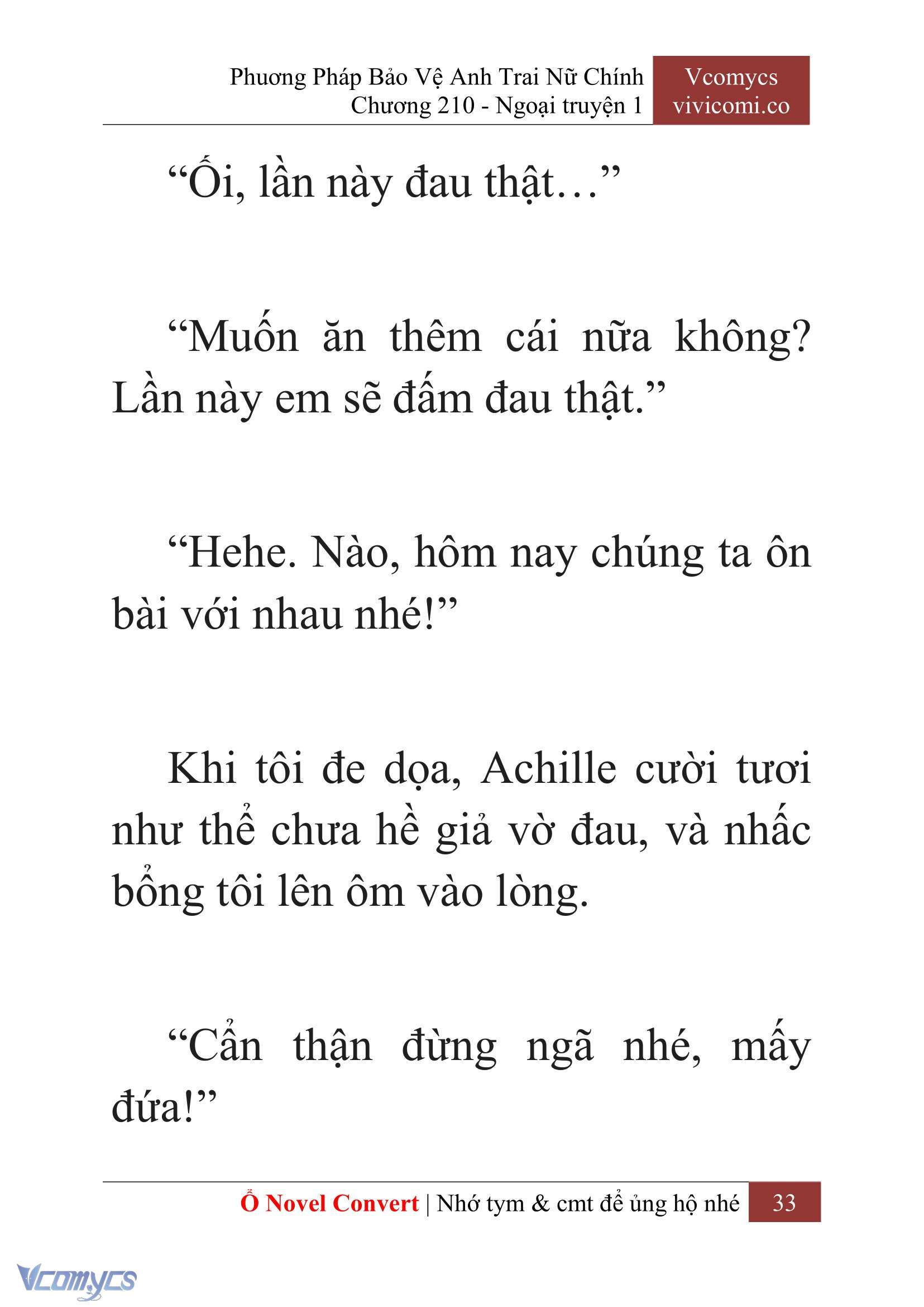 [Novel] Phương Pháp Bảo Vệ Anh Trai Nữ Chính Chap 210 - Trang 2