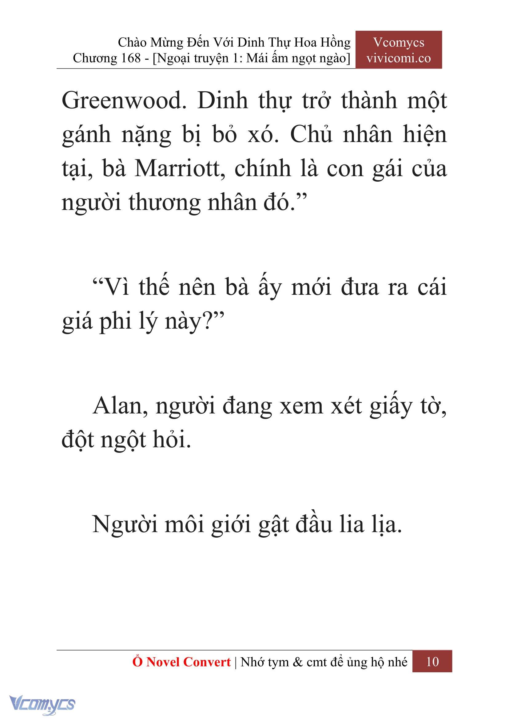 [Novel] Chào Mừng Đến Với Dinh Thự Hoa Hồng Chap 168 - Trang 2