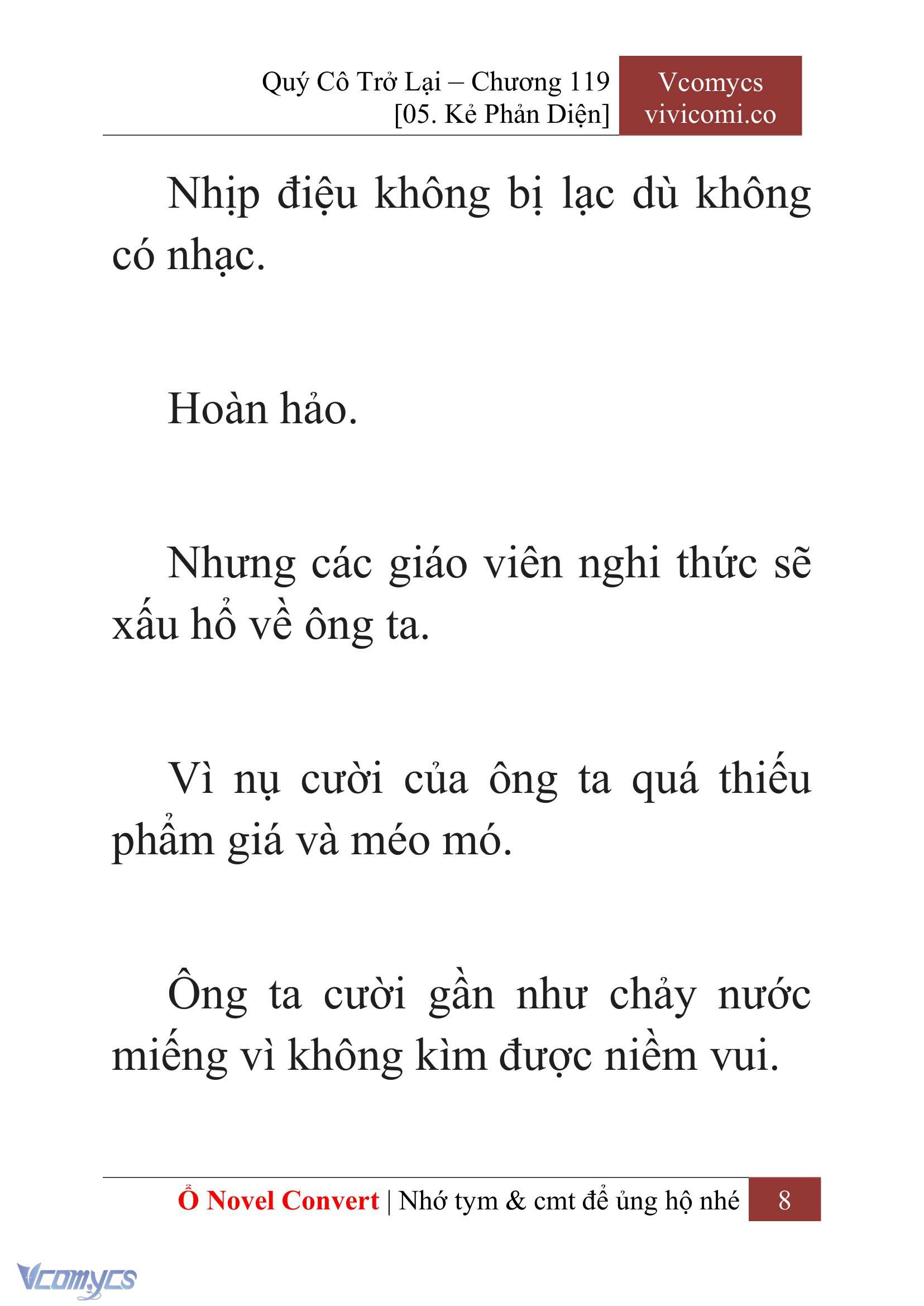 [Novel] Quý Cô Trở Lại Chap 119 - Trang 2