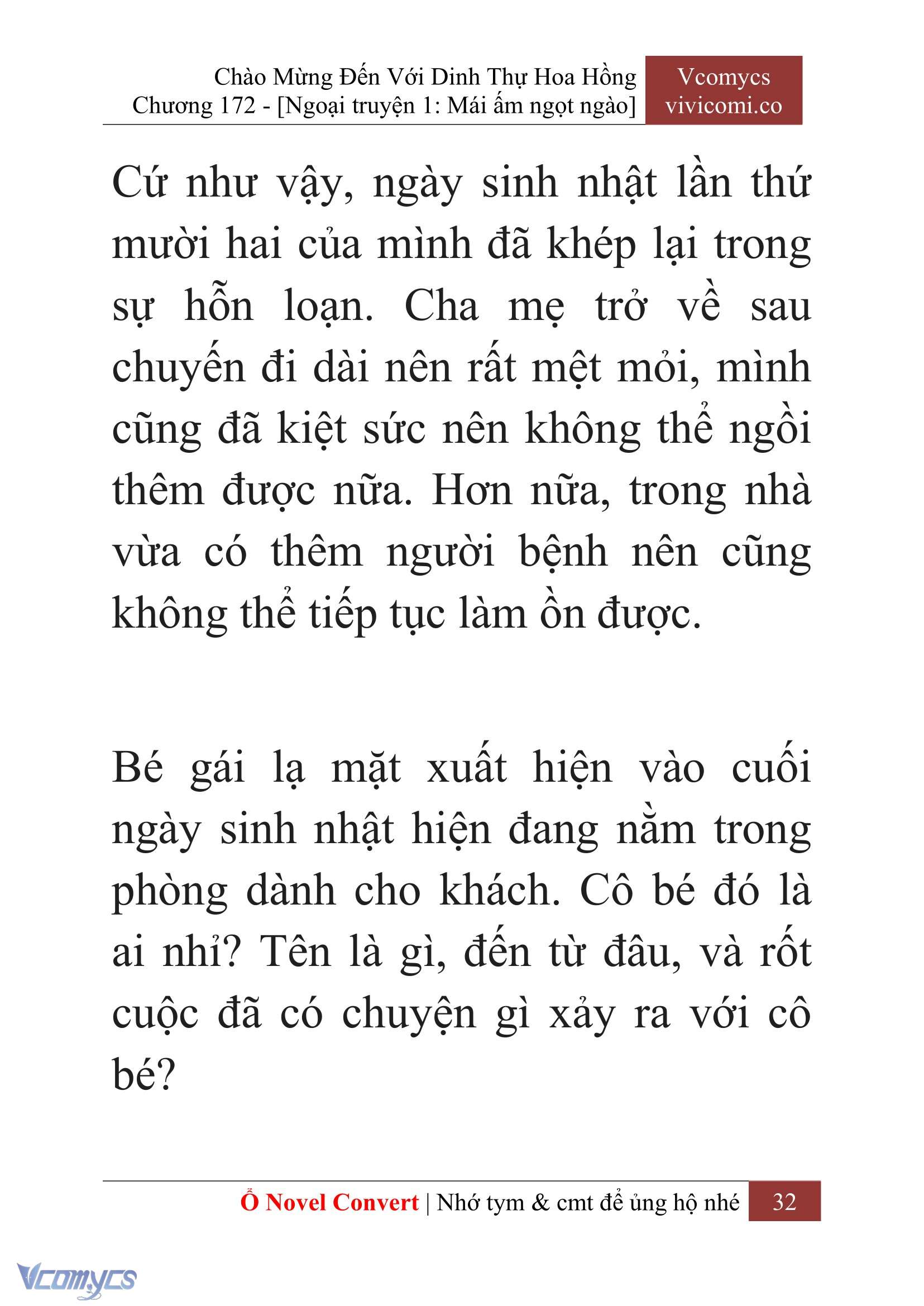 [Novel] Chào Mừng Đến Với Dinh Thự Hoa Hồng Chap 172 - Trang 2
