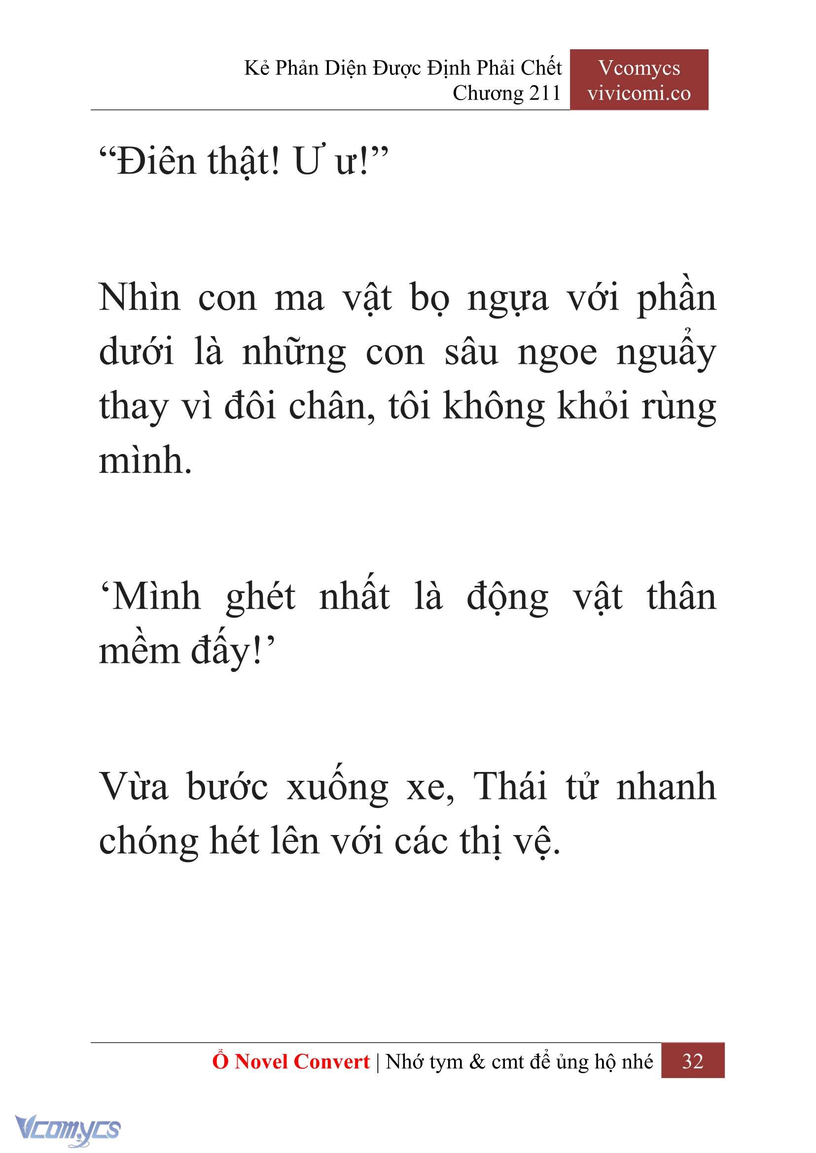 [Novel] Kẻ Phản Diện Được Định Phải Chết Chap 211 - Trang 2