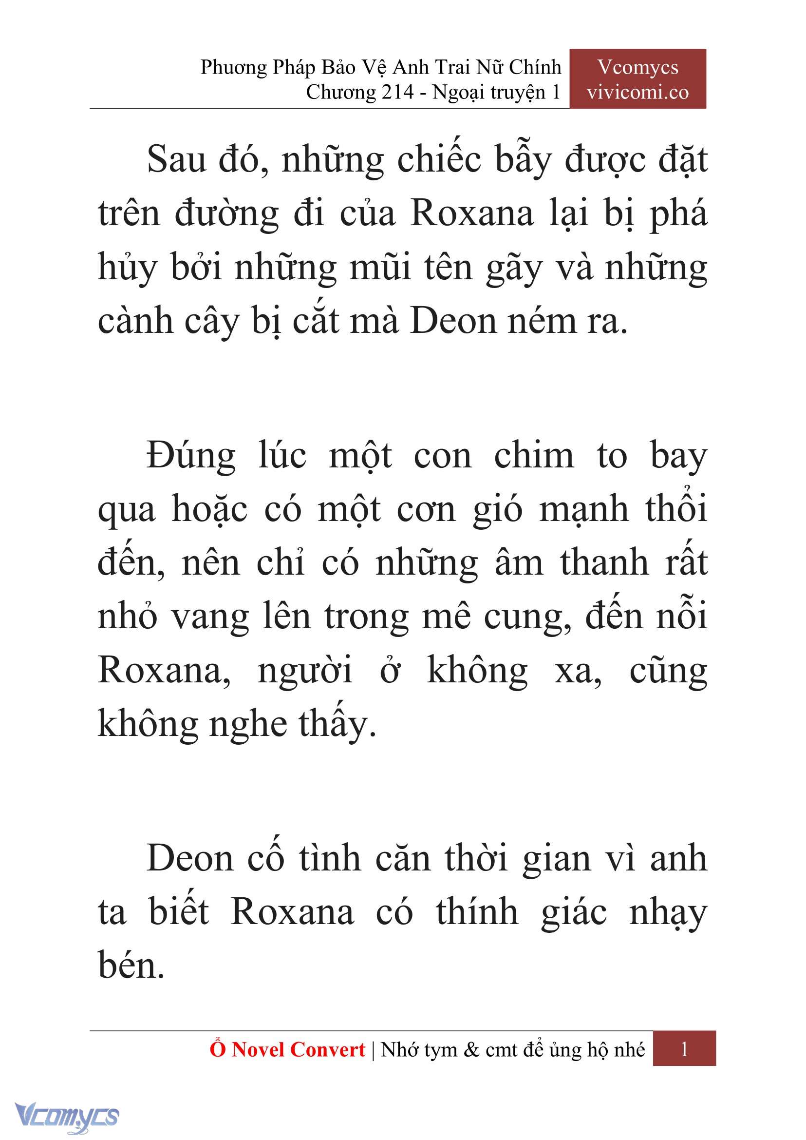 [Novel] Phương Pháp Bảo Vệ Anh Trai Nữ Chính Chap 214 - Trang 2