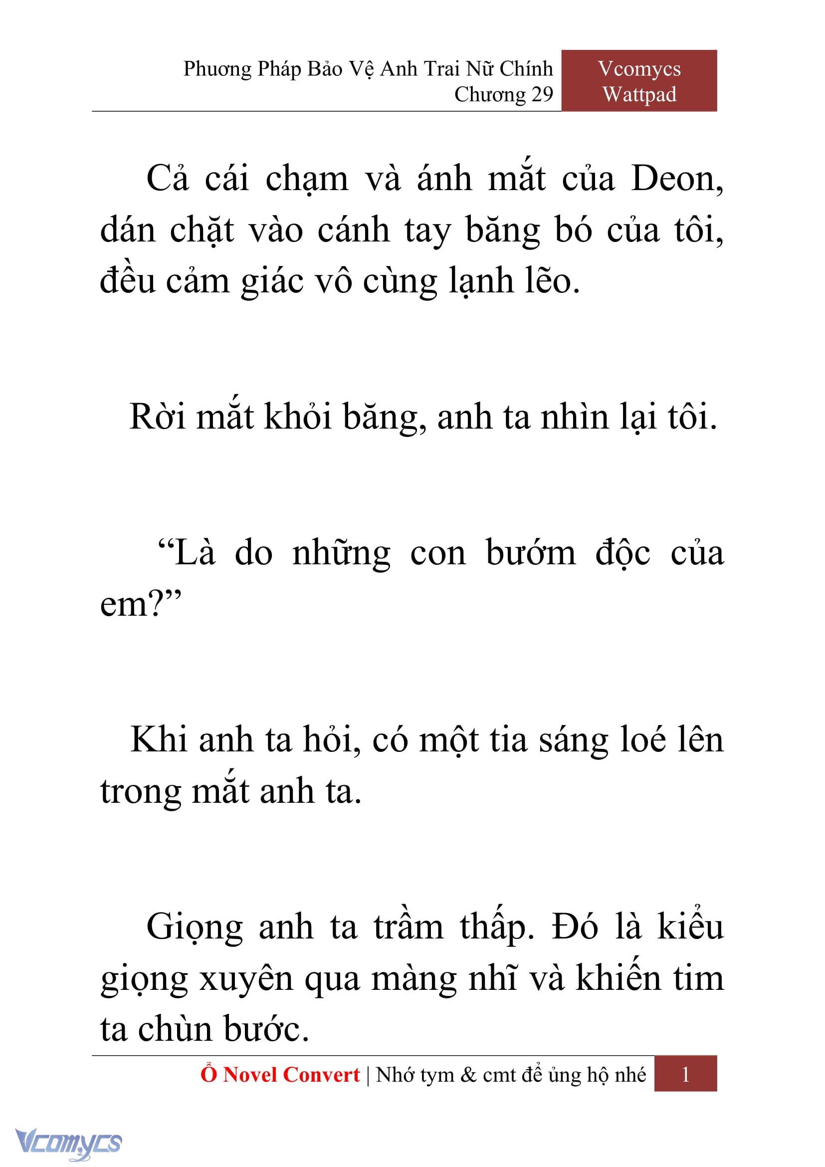 [Novel] Phương Pháp Bảo Vệ Anh Trai Nữ Chính Chap 29 - Trang 2