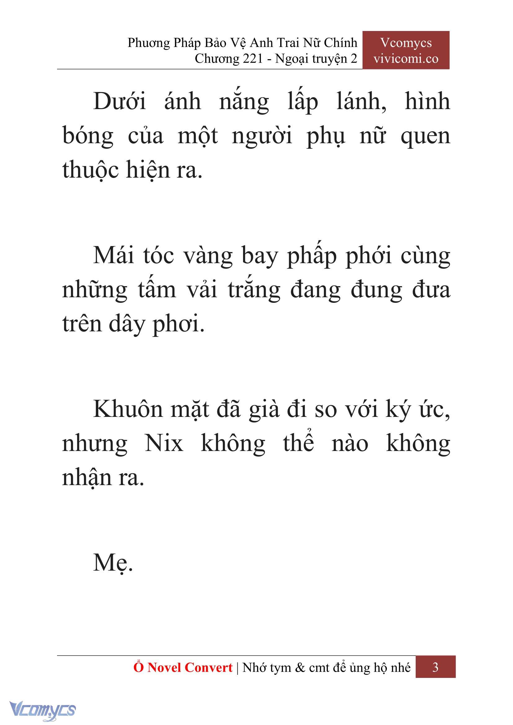 [Novel] Phương Pháp Bảo Vệ Anh Trai Nữ Chính Chap 221 - Trang 2