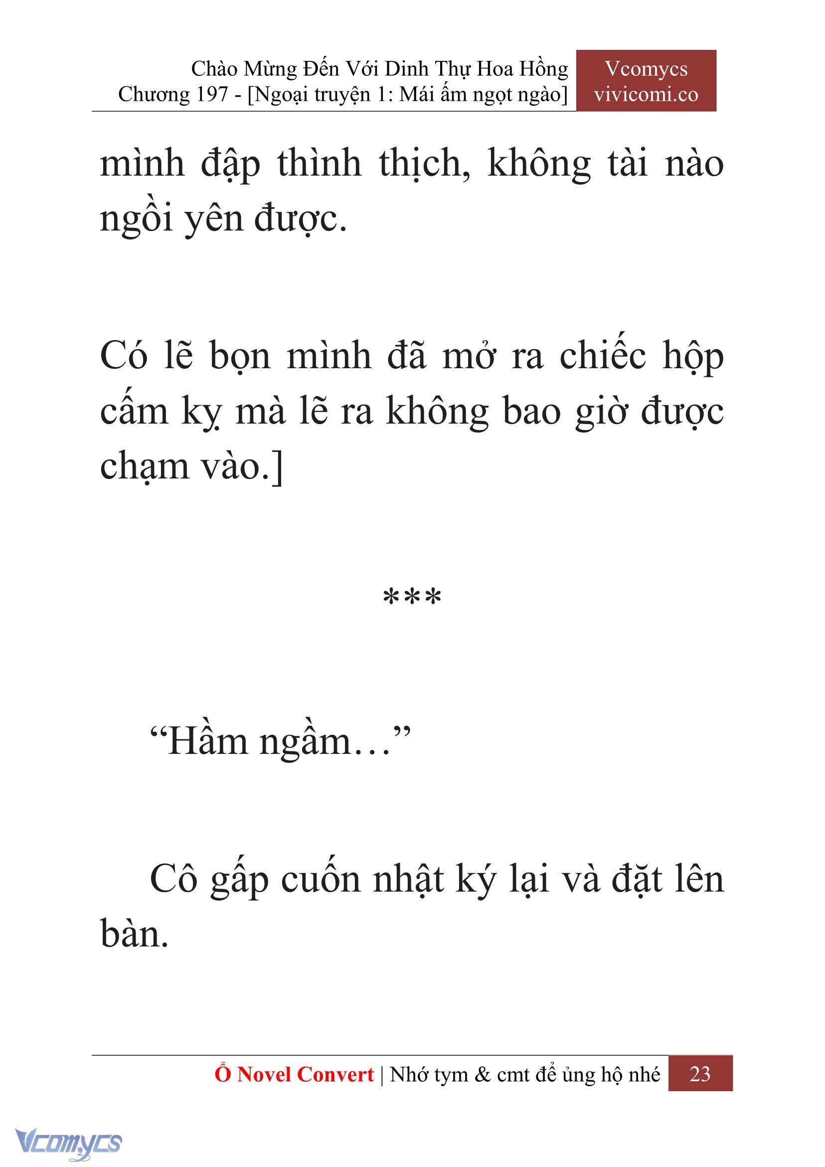 [Novel] Chào Mừng Đến Với Dinh Thự Hoa Hồng Chap 197 - Trang 2