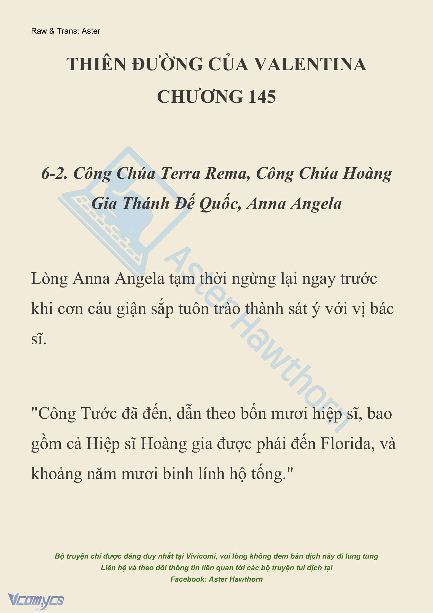 [NOVEL] Thiên Đường Của Valentina Chap 145 - Trang 2