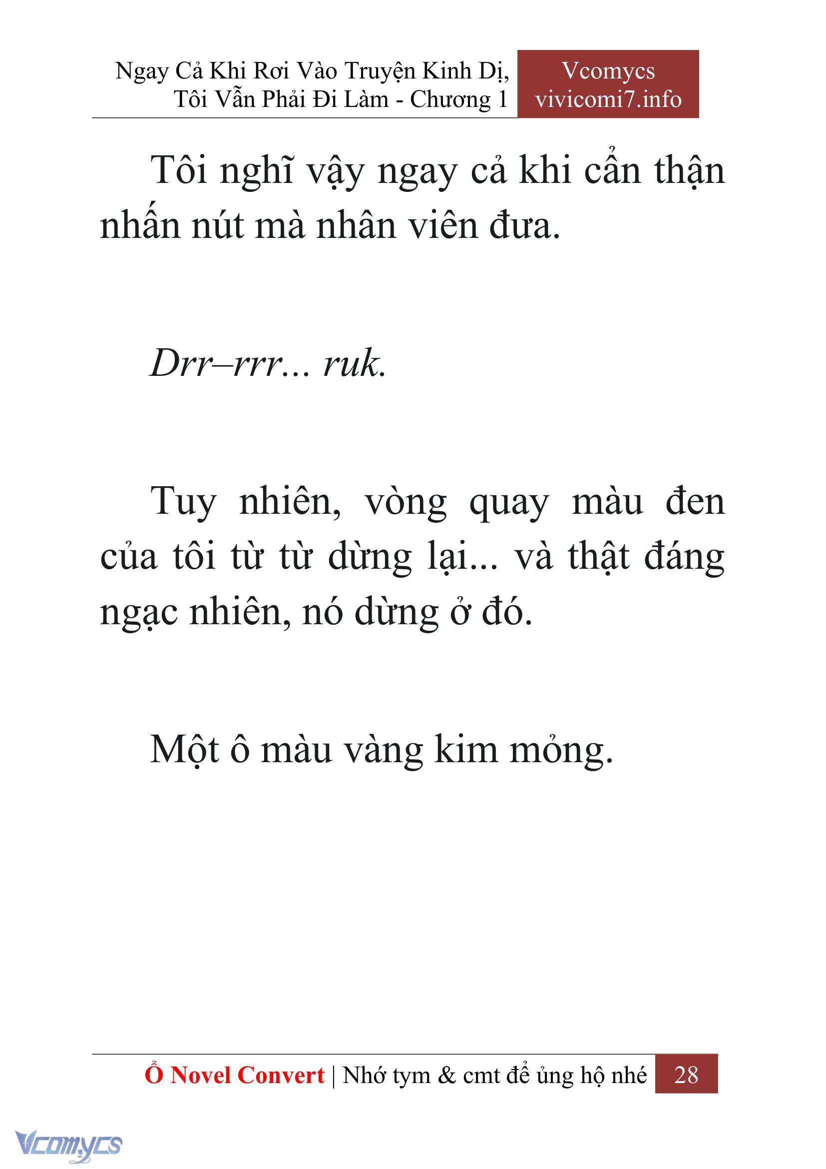 [Novel] Ngay Cả Khi Rơi Vào Truyện Kinh Dị, Tôi Vẫn Phải Đi Làm Chap 1 - Trang 2