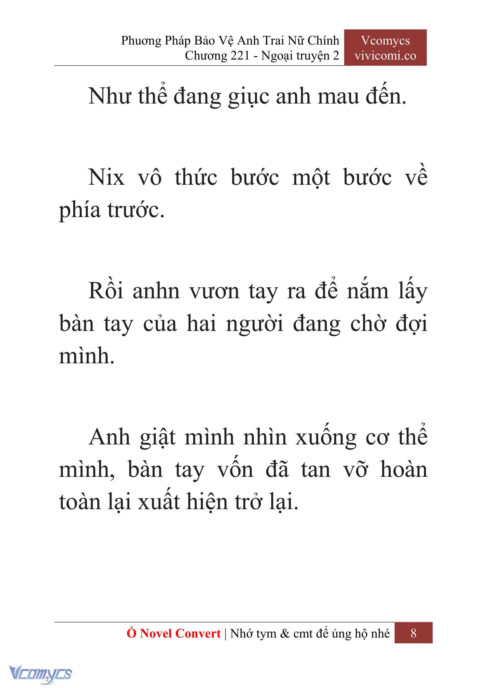 [Novel] Phương Pháp Bảo Vệ Anh Trai Nữ Chính Chap 221 - Trang 2