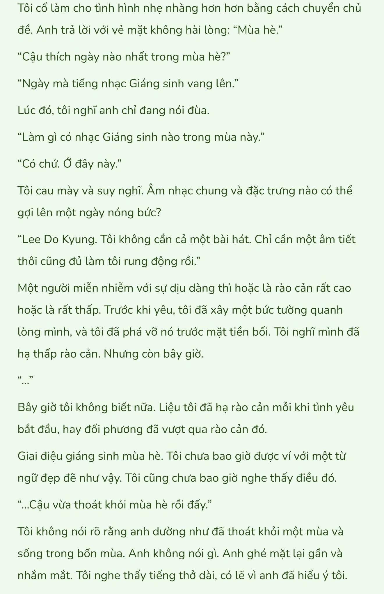 [Novel] Khúc Hát Giữa Mùa Hè Chap 12 - Trang 2