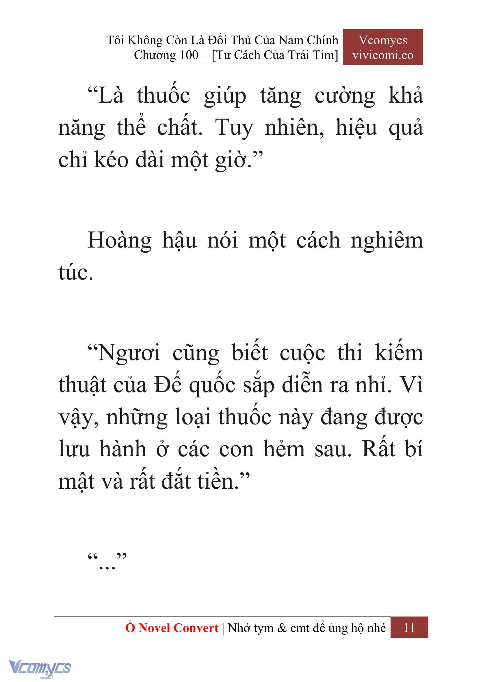 [Novel] Tôi Không Còn Là Đối Thủ Của Nam Chính Chap 100 - Trang 2