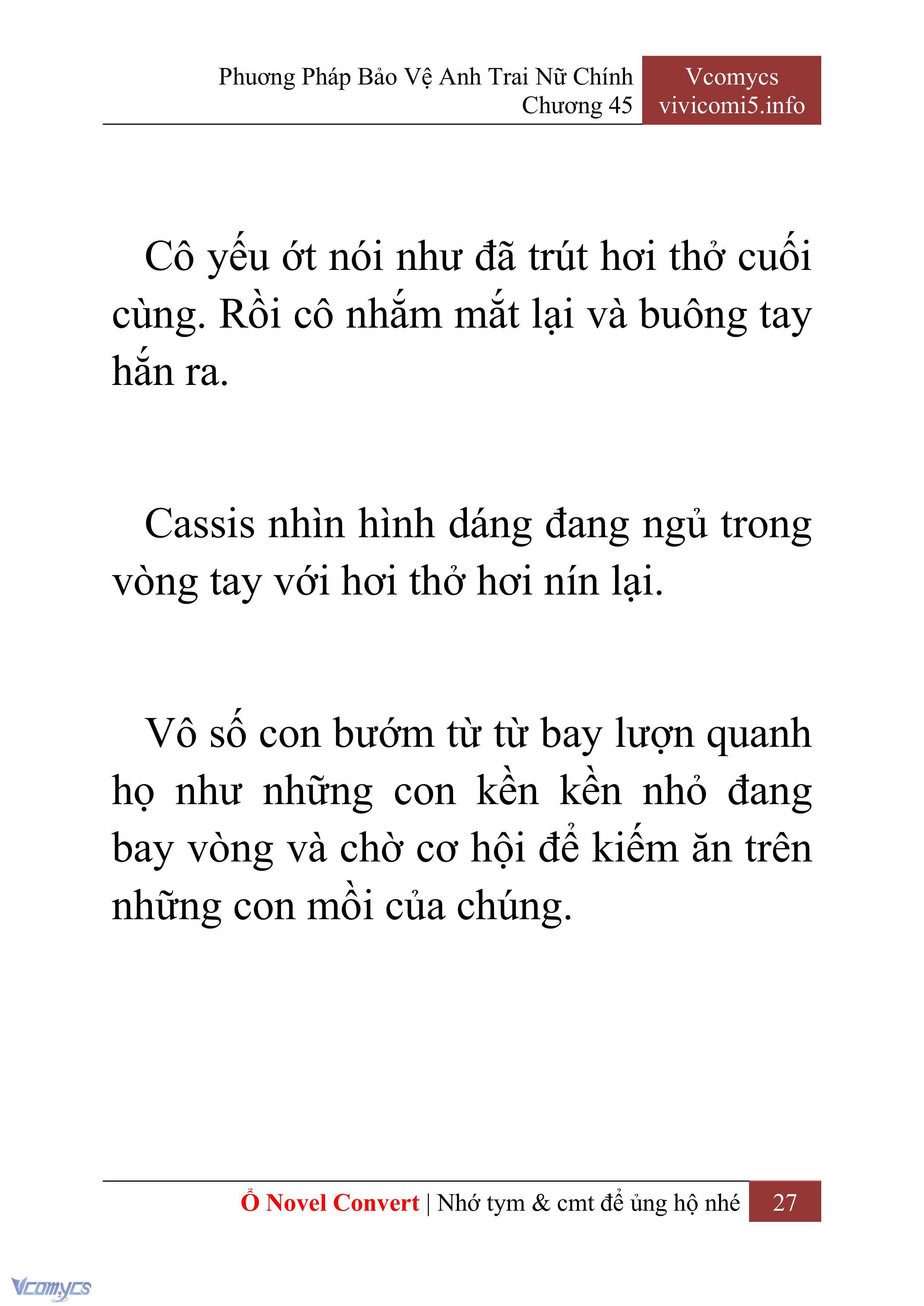[Novel] Phương Pháp Bảo Vệ Anh Trai Nữ Chính Chap 45 - Trang 2