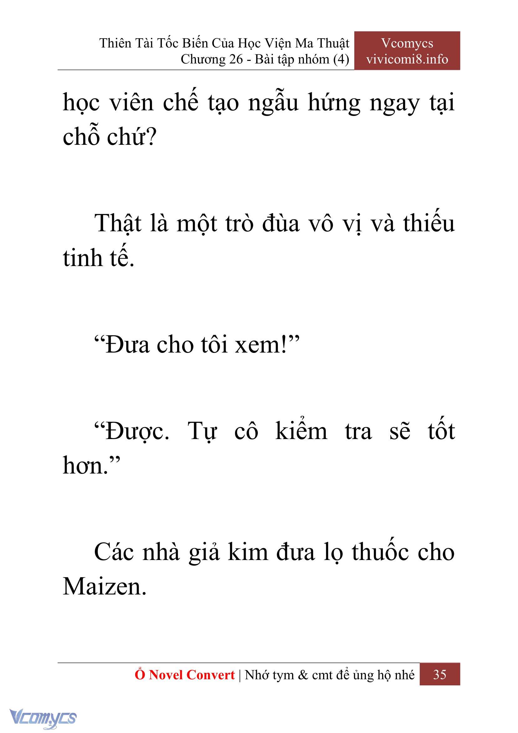 [Novel] Thiên Tài Tốc Biến Của Học Viện Ma Thuật Chap 26 - Trang 2