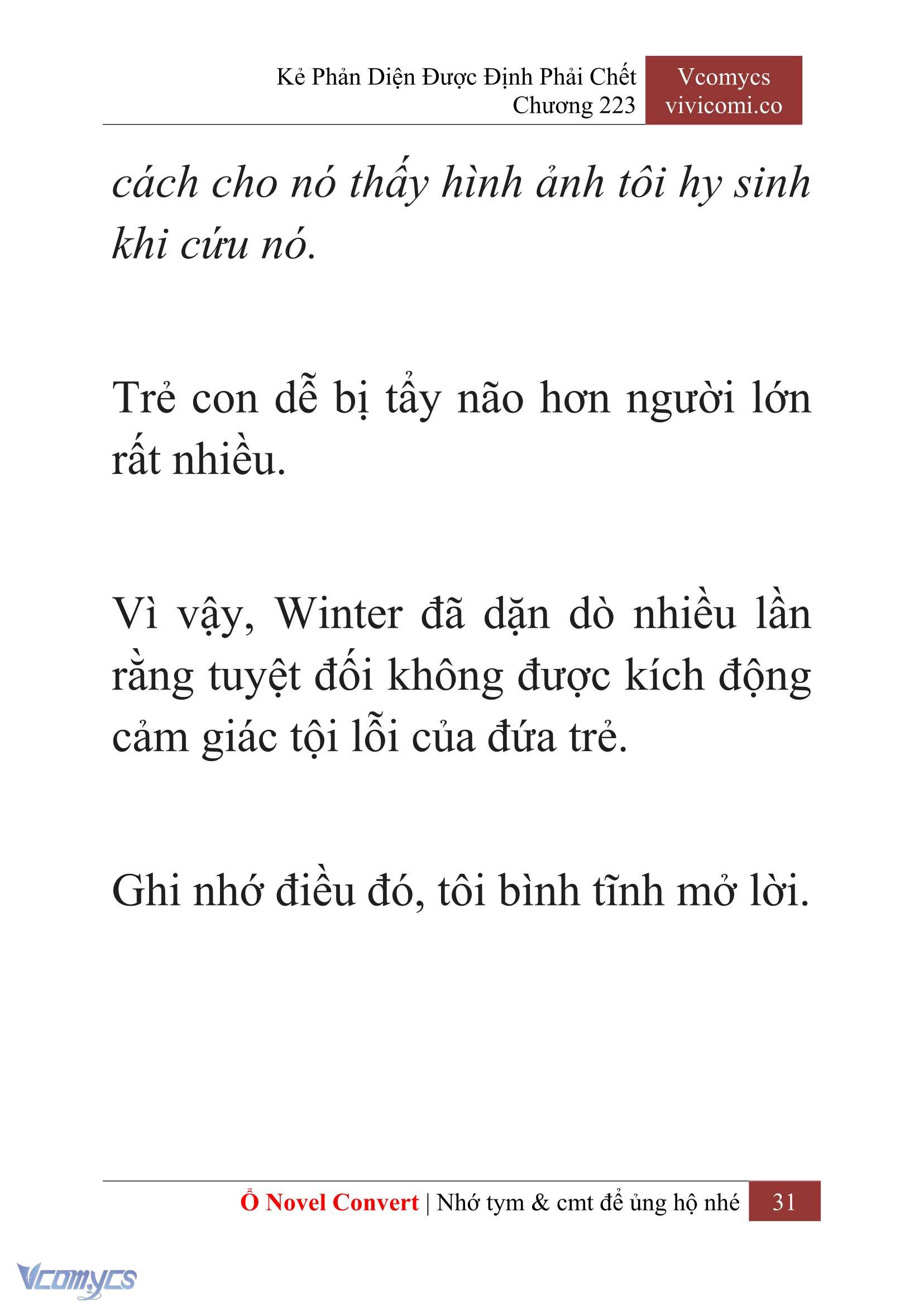 [Novel] Kẻ Phản Diện Được Định Phải Chết Chap 223 - Trang 2