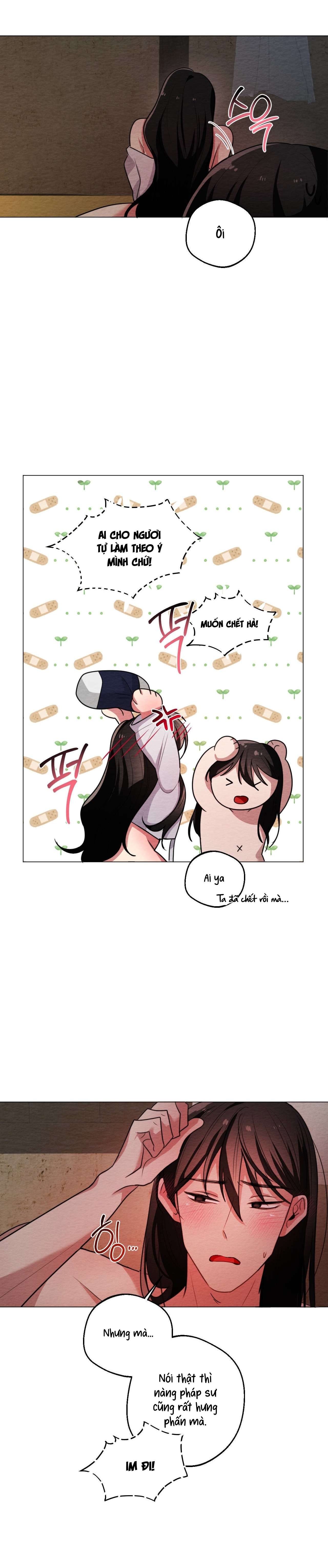 [ 18+ KHÔNG CHE ] Cách thuần phục hồn ma Mongdal Chap 13 - Trang 2