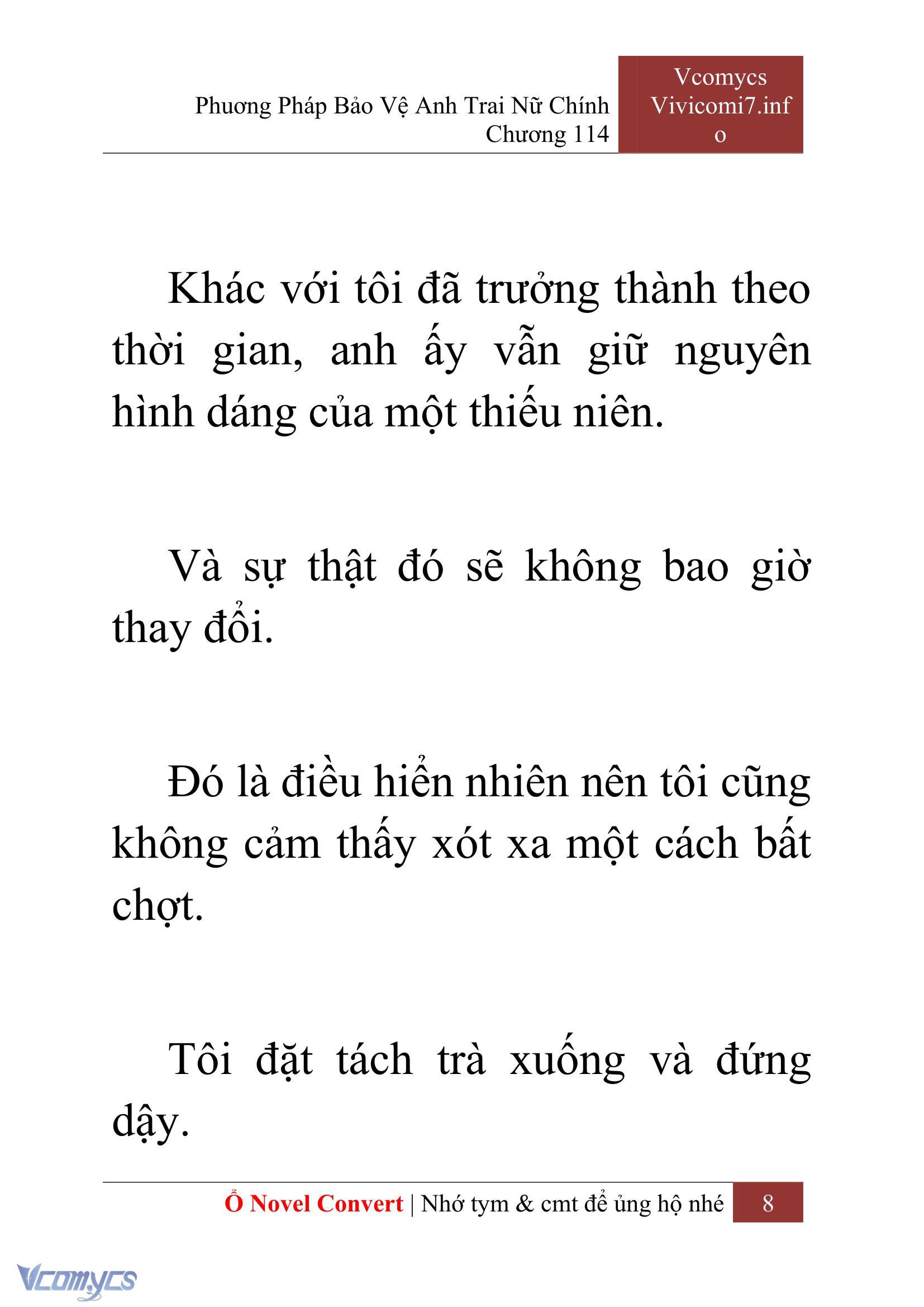 [Novel] Phương Pháp Bảo Vệ Anh Trai Nữ Chính Chap 114 - Trang 2