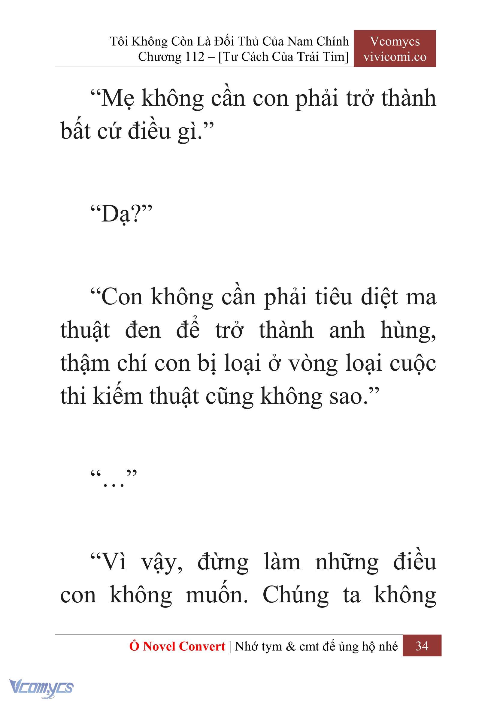 [Novel] Tôi Không Còn Là Đối Thủ Của Nam Chính Chap 112 - Trang 2