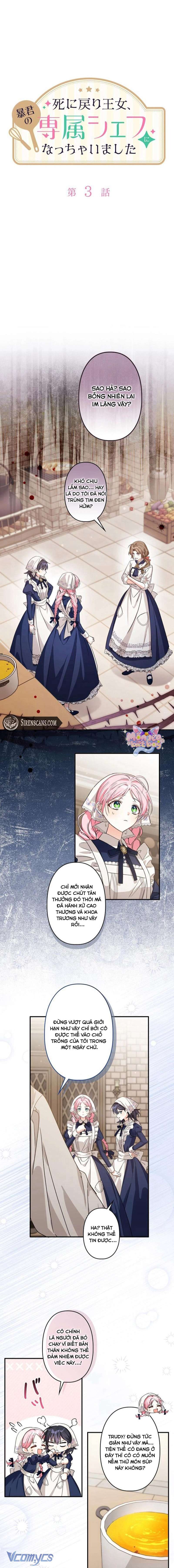 Trở Thành Đầu Bếp Riêng Của Nhân Vật Phản Diện Chap 3 - Trang 2