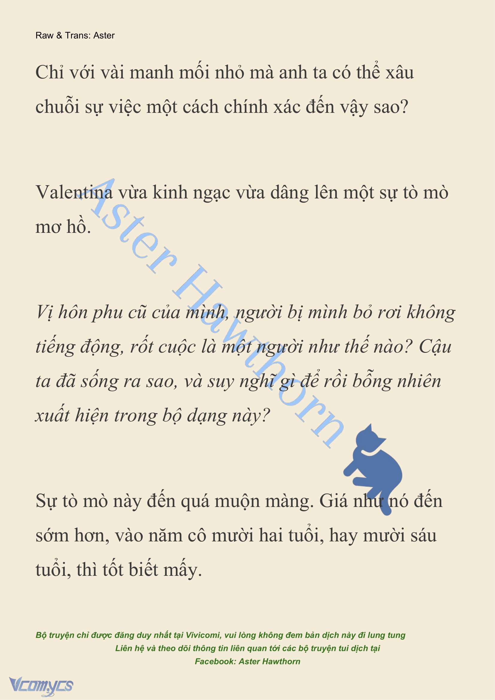 [NOVEL] Thiên Đường Của Valentina Chap 10 - Trang 2