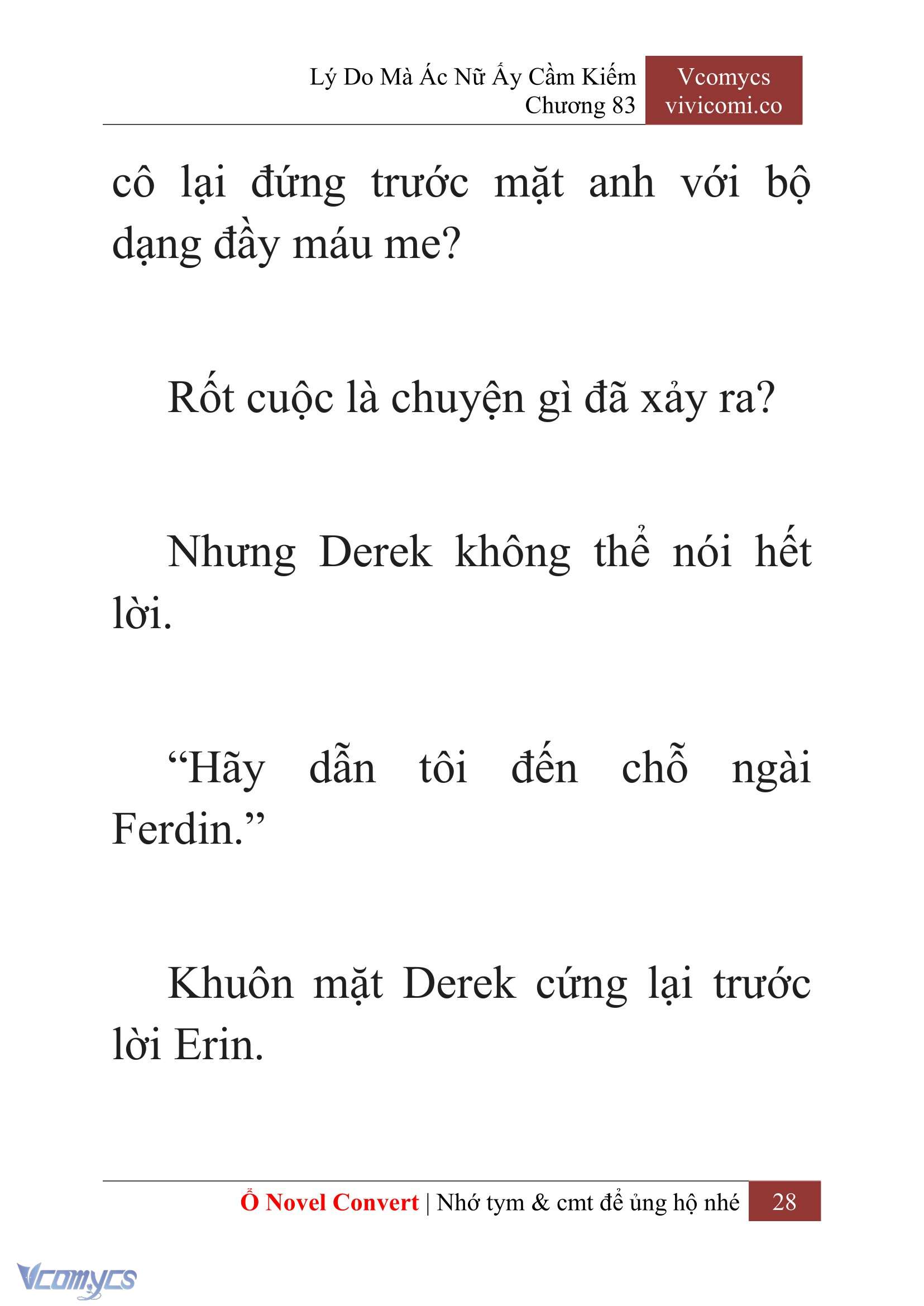 [Novel] Lý Do Mà Ác Nữ Ấy Cầm Kiếm Chap 83 - Trang 2