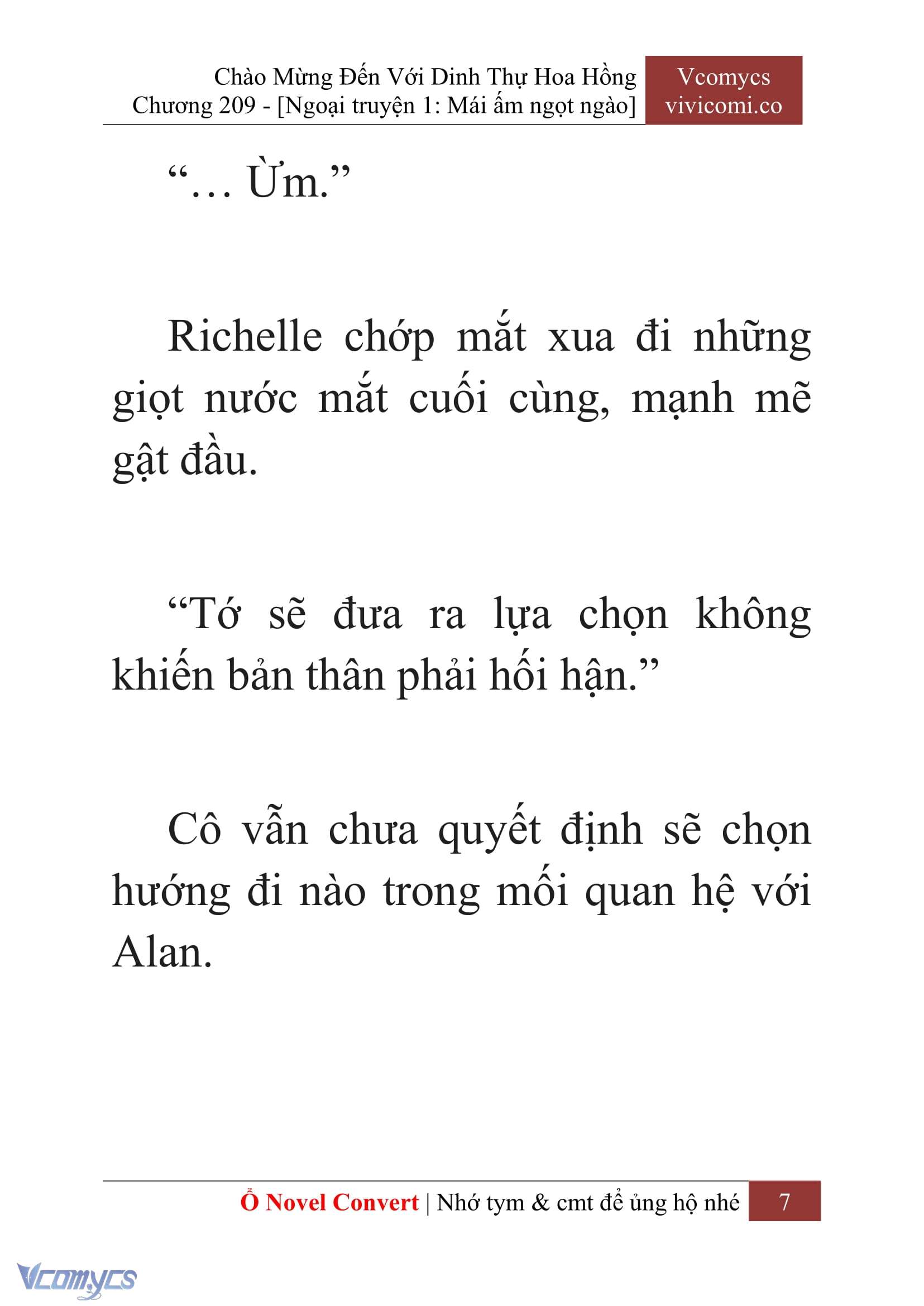 [Novel] Chào Mừng Đến Với Dinh Thự Hoa Hồng Chap 209 - Trang 2