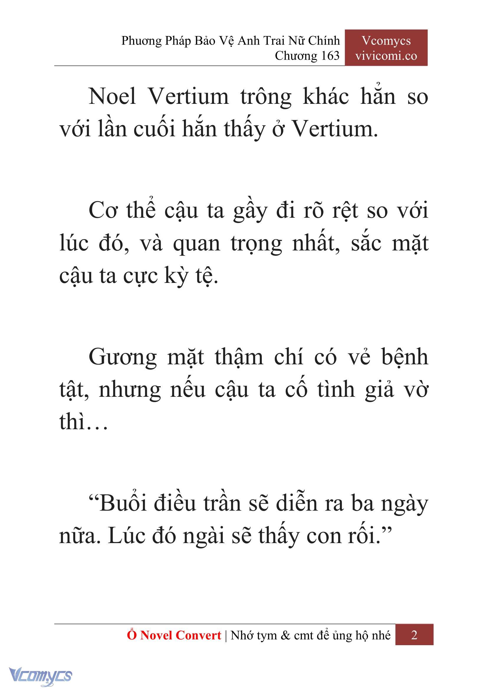 [Novel] Phương Pháp Bảo Vệ Anh Trai Nữ Chính Chap 163 - Trang 2