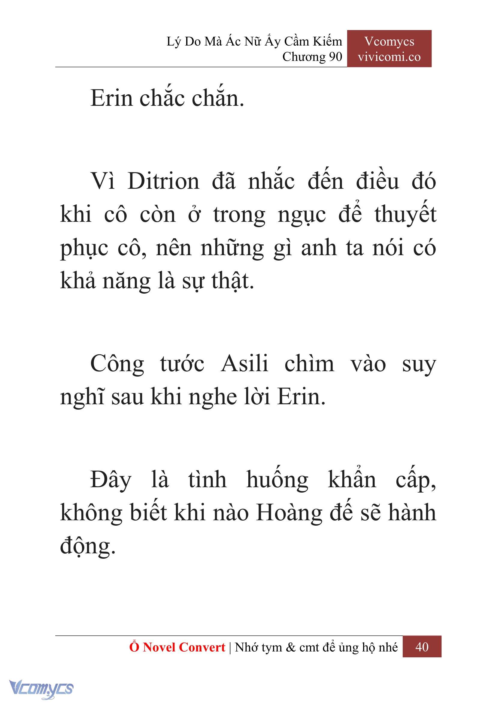 [Novel] Lý Do Mà Ác Nữ Ấy Cầm Kiếm Chap 90 - Trang 2