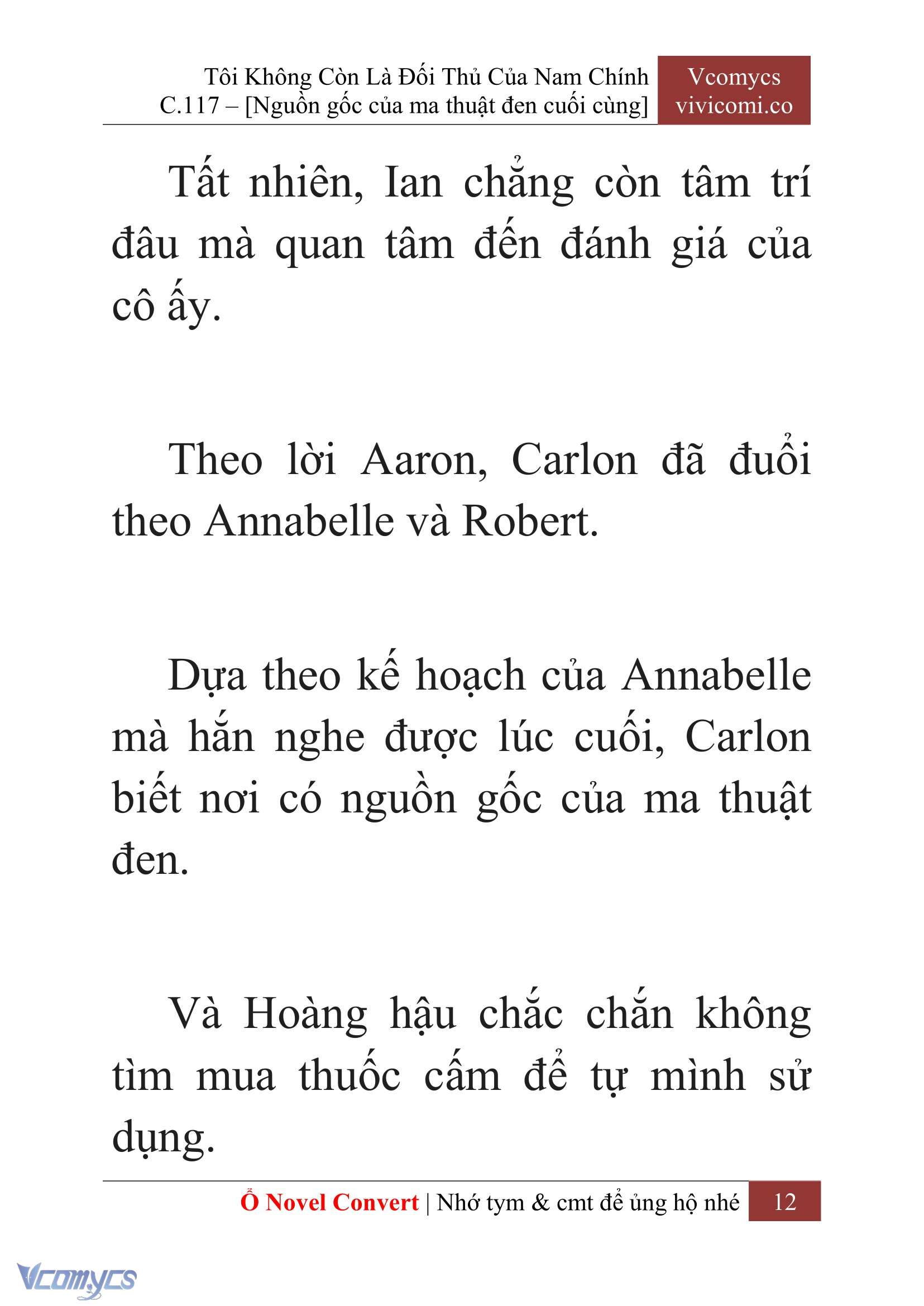 [Novel] Tôi Không Còn Là Đối Thủ Của Nam Chính Chap 117 - Trang 2