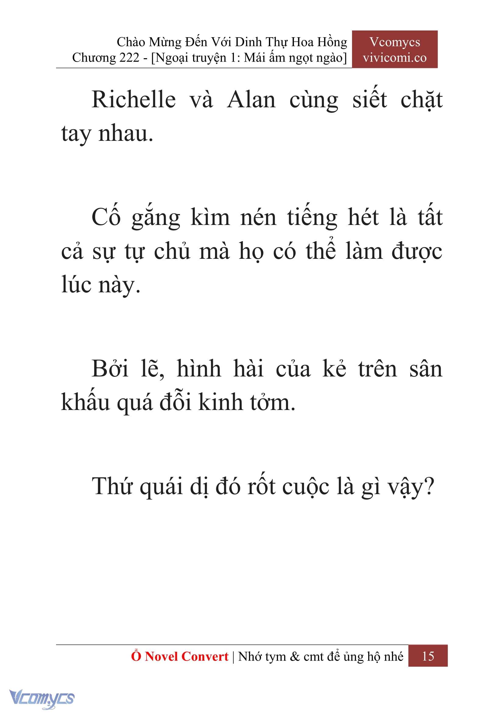 [Novel] Chào Mừng Đến Với Dinh Thự Hoa Hồng Chap 222 - Trang 2