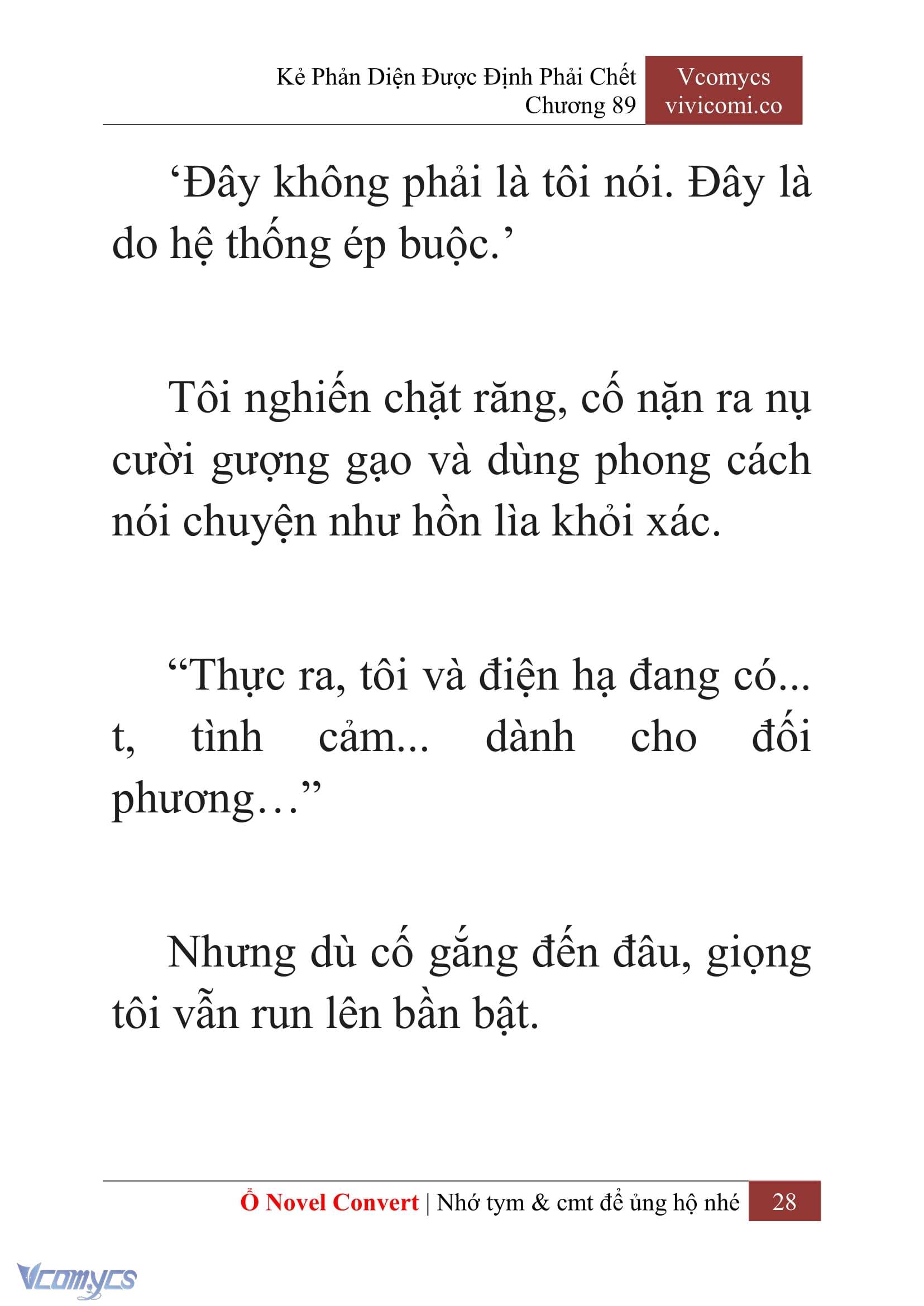 [Novel] Kẻ Phản Diện Được Định Phải Chết Chap 89 - Trang 2