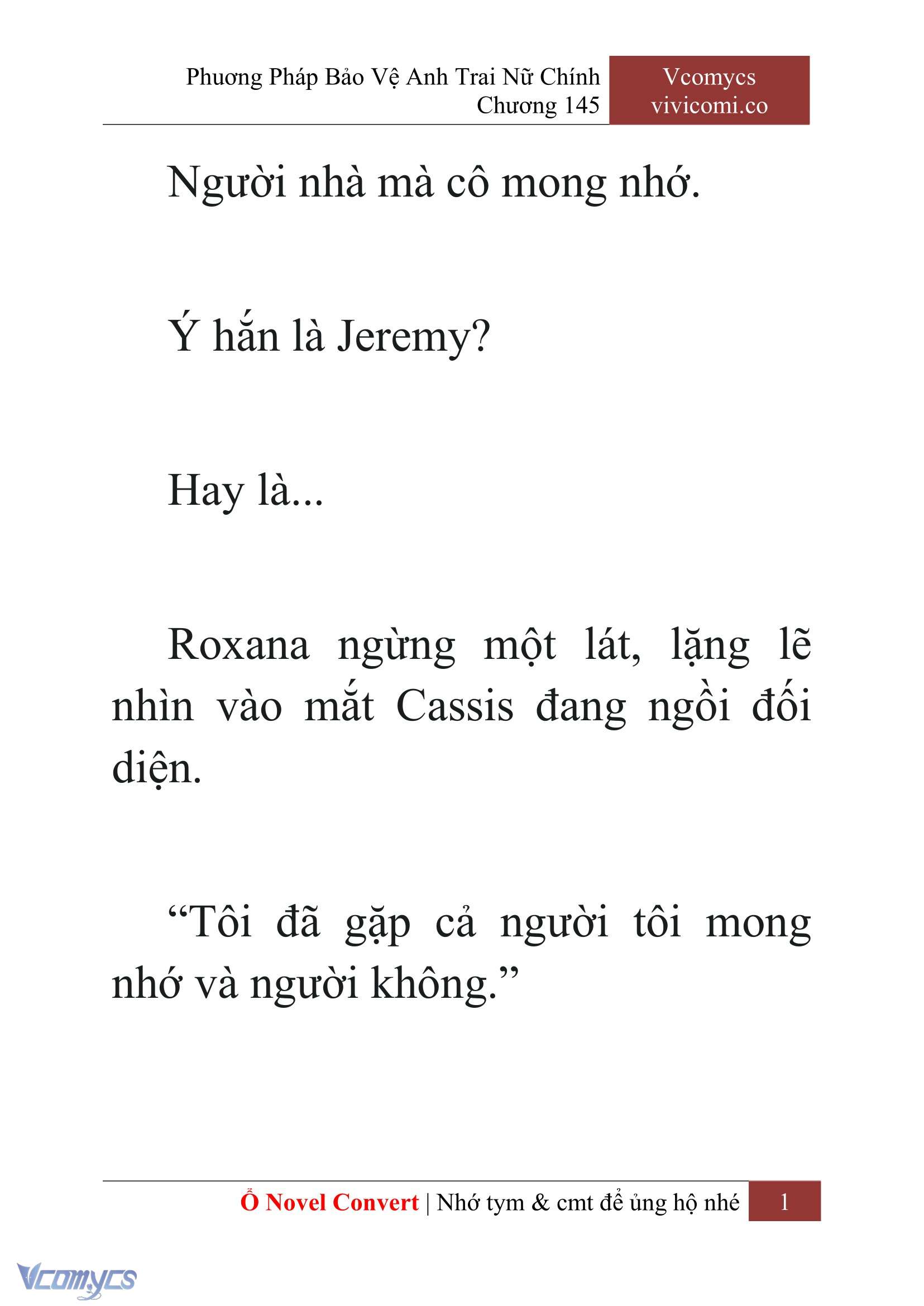 [Novel] Phương Pháp Bảo Vệ Anh Trai Nữ Chính Chap 145 - Trang 2