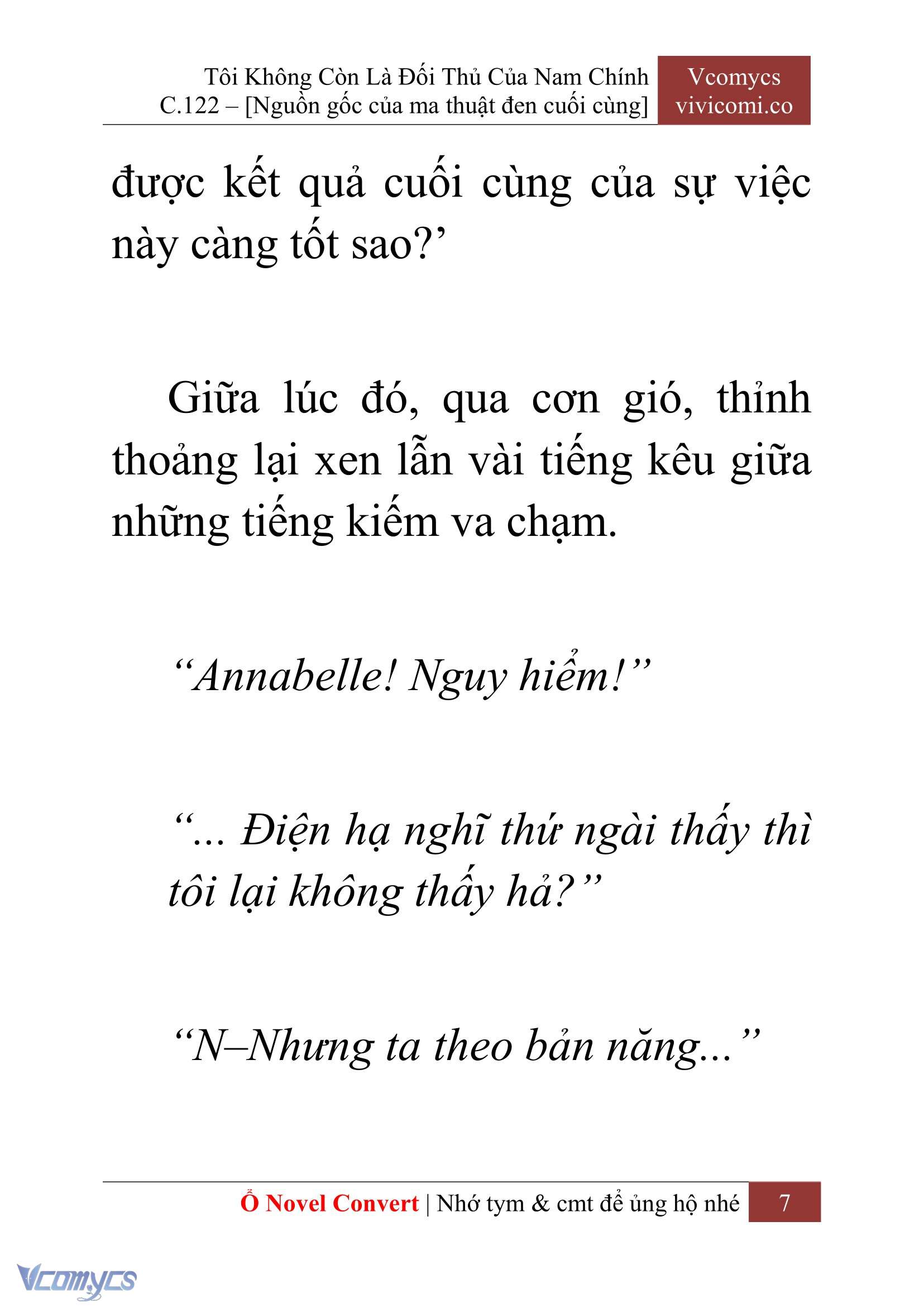 [Novel] Tôi Không Còn Là Đối Thủ Của Nam Chính Chap 122 - Trang 2