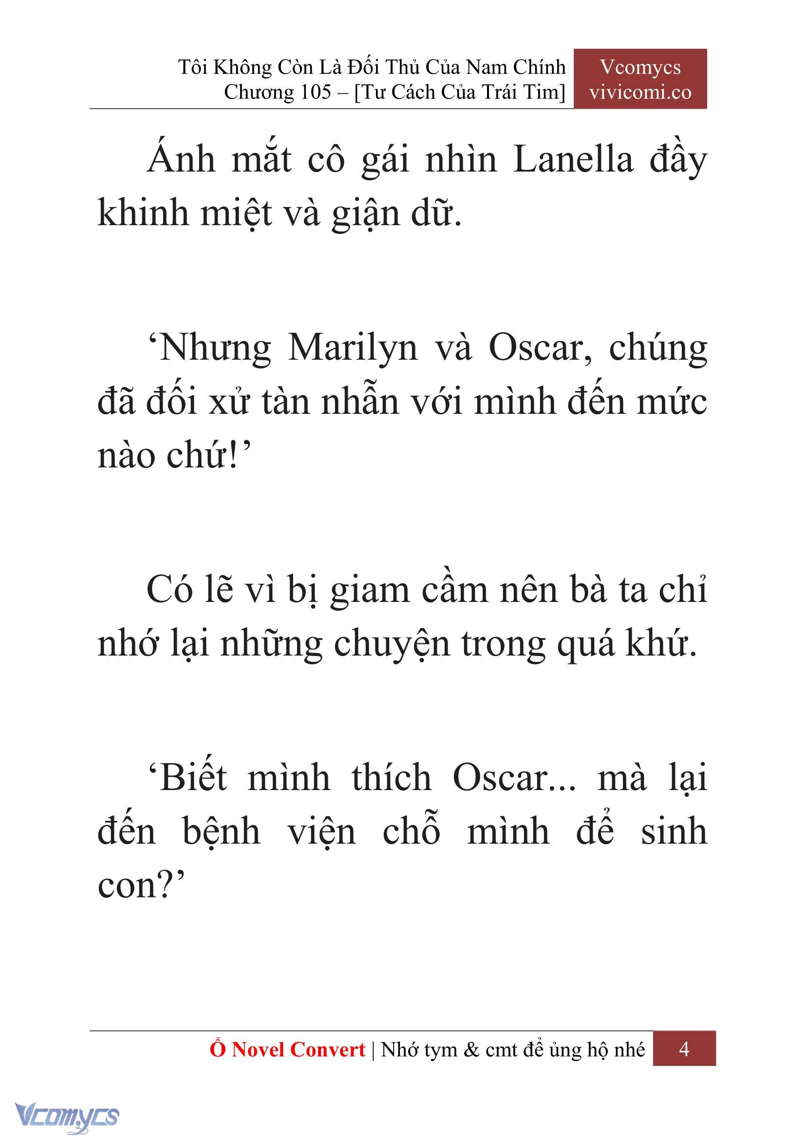[Novel] Tôi Không Còn Là Đối Thủ Của Nam Chính Chap 105 - Trang 2