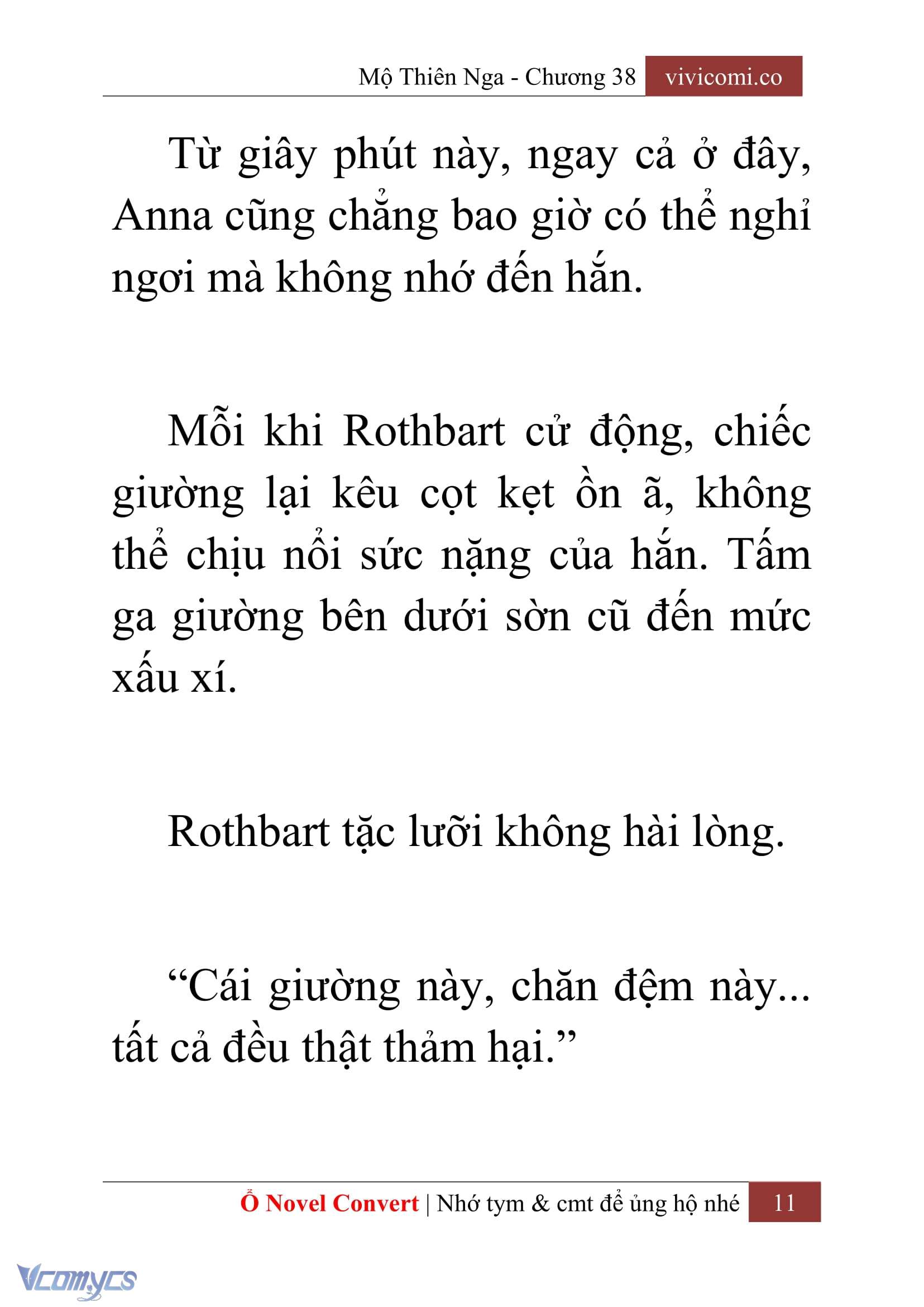 [Novel] Mộ Thiên Nga Chap 38 - Trang 2