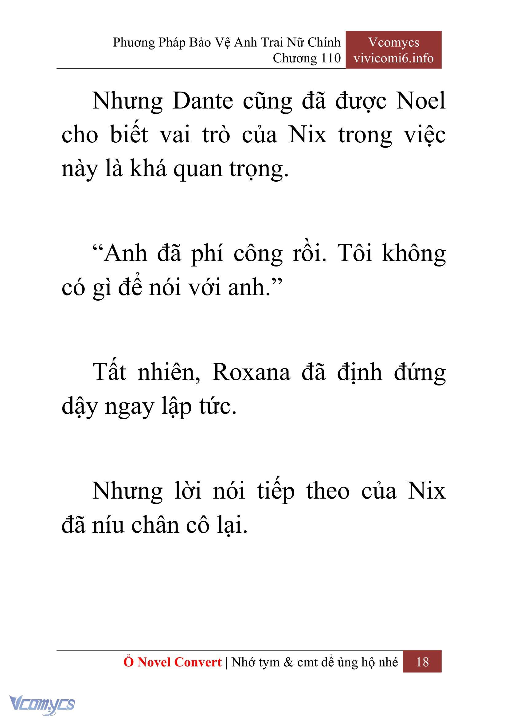 [Novel] Phương Pháp Bảo Vệ Anh Trai Nữ Chính Chap 110 - Trang 2