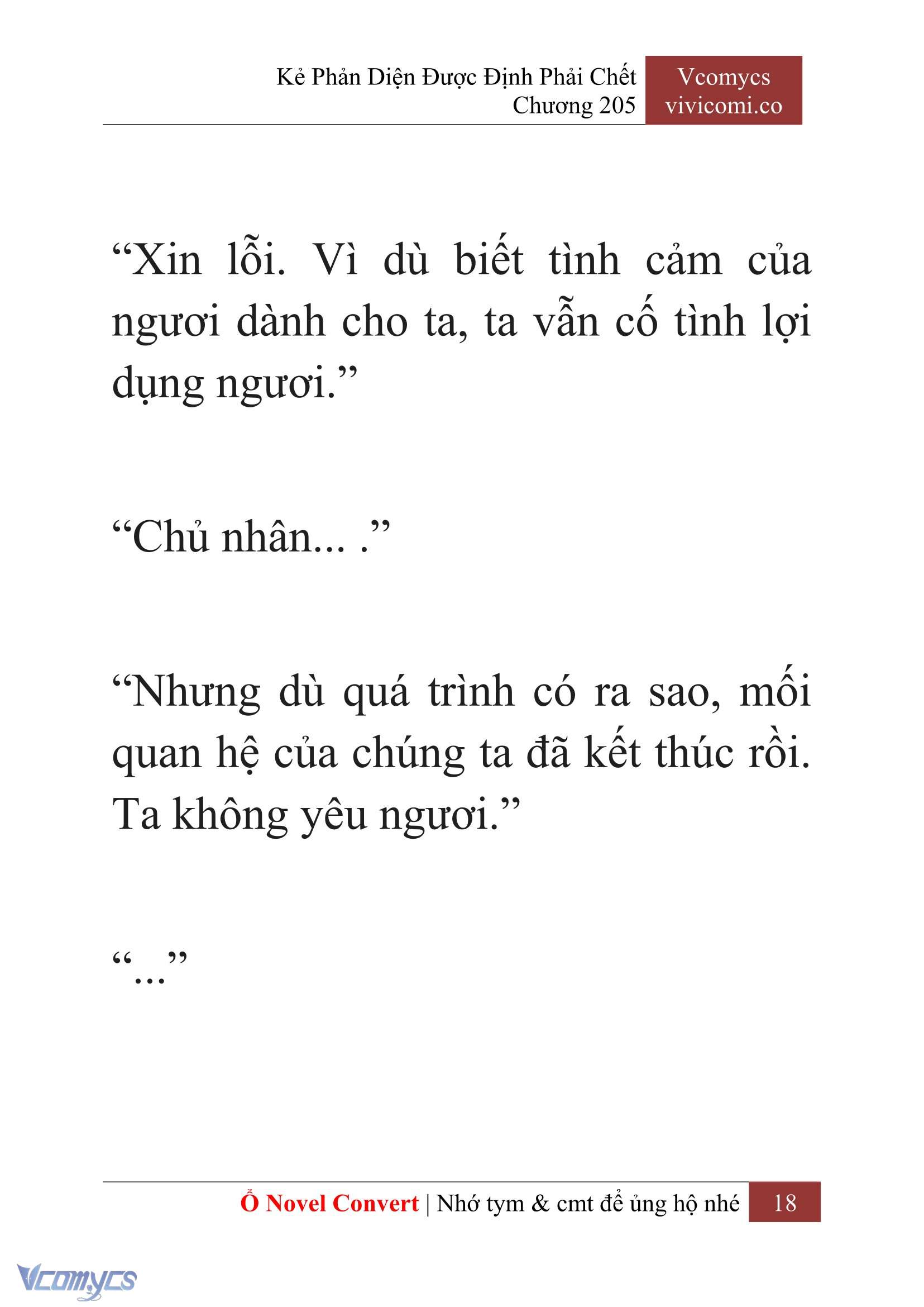 [Novel] Kẻ Phản Diện Được Định Phải Chết Chap 205 - Trang 2