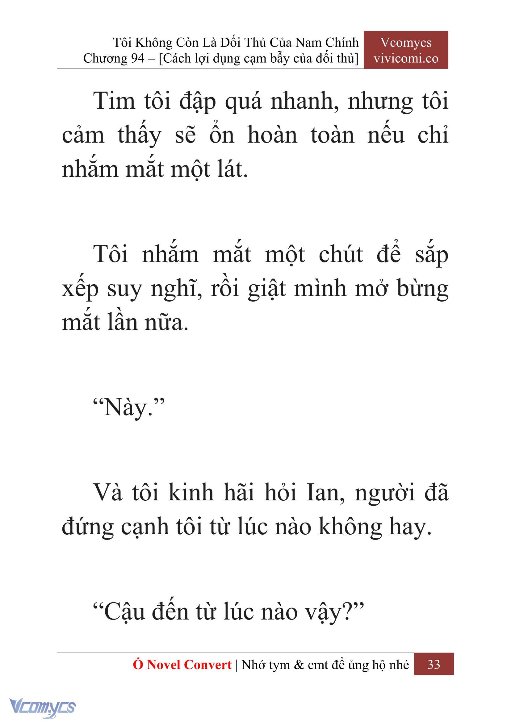 [Novel] Tôi Không Còn Là Đối Thủ Của Nam Chính Chap 94 - Trang 2