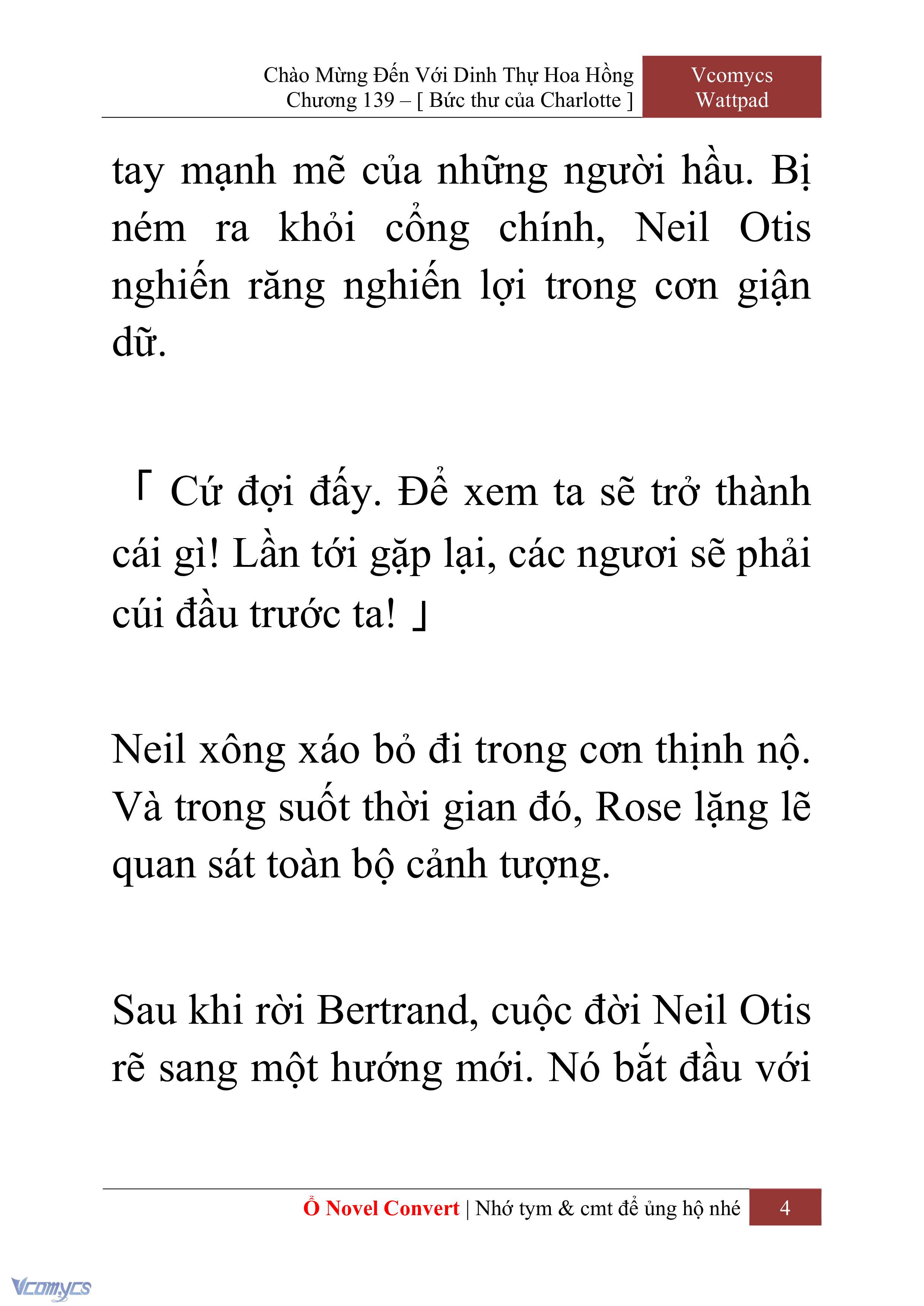 [Novel] Chào Mừng Đến Với Dinh Thự Hoa Hồng Chap 139 - Trang 2