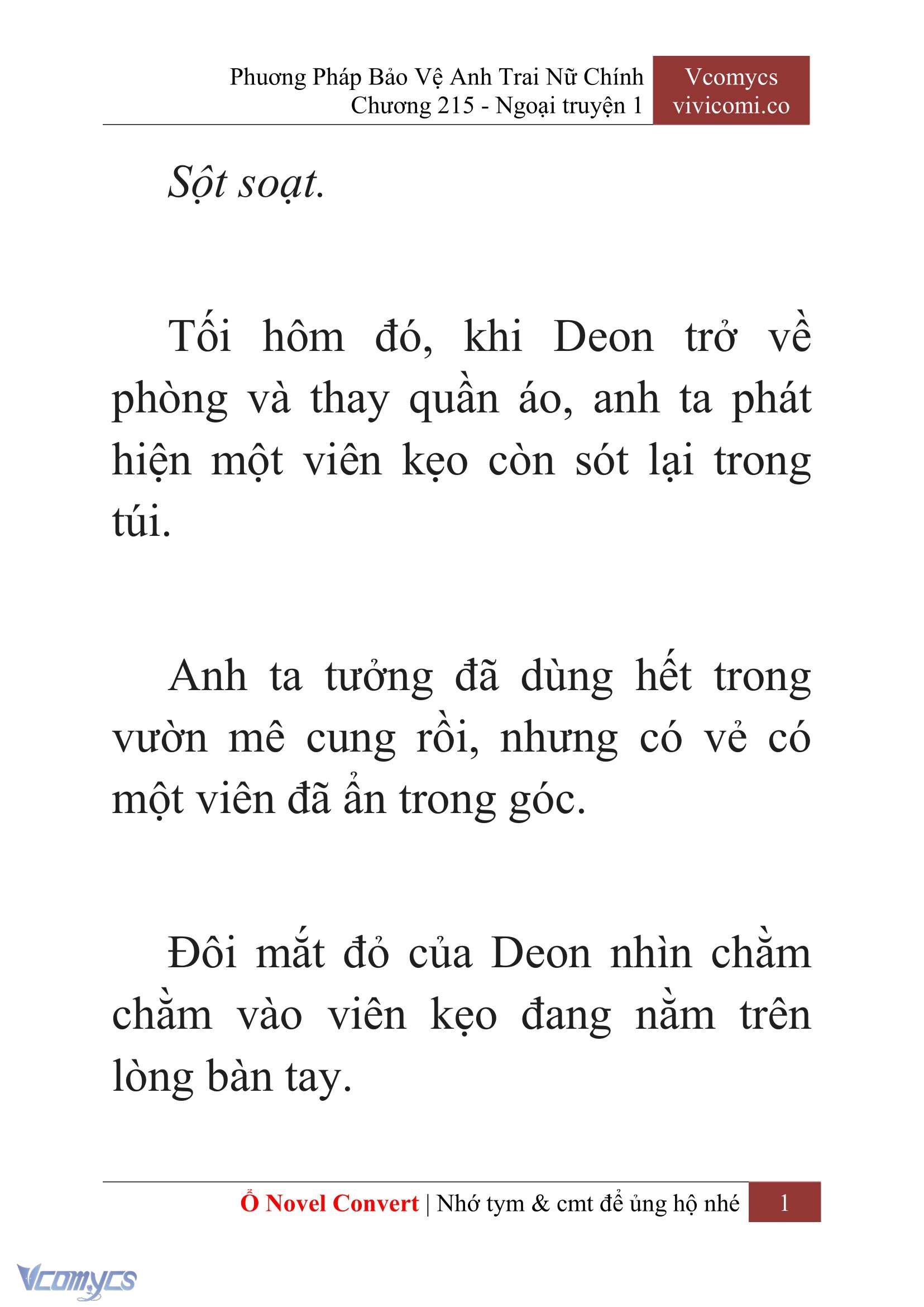 [Novel] Phương Pháp Bảo Vệ Anh Trai Nữ Chính Chap 215 - Trang 2