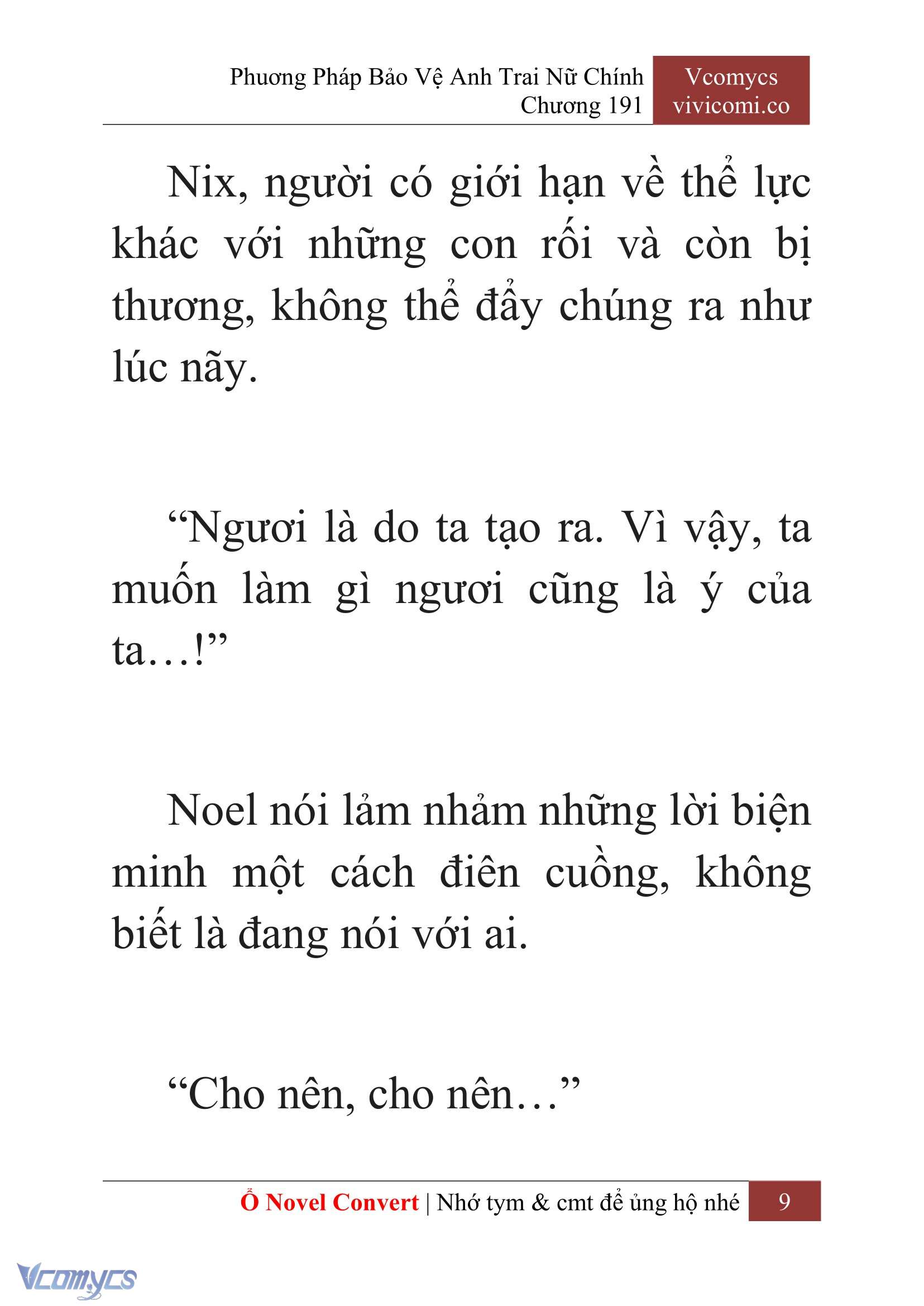 [Novel] Phương Pháp Bảo Vệ Anh Trai Nữ Chính Chap 191 - Trang 2
