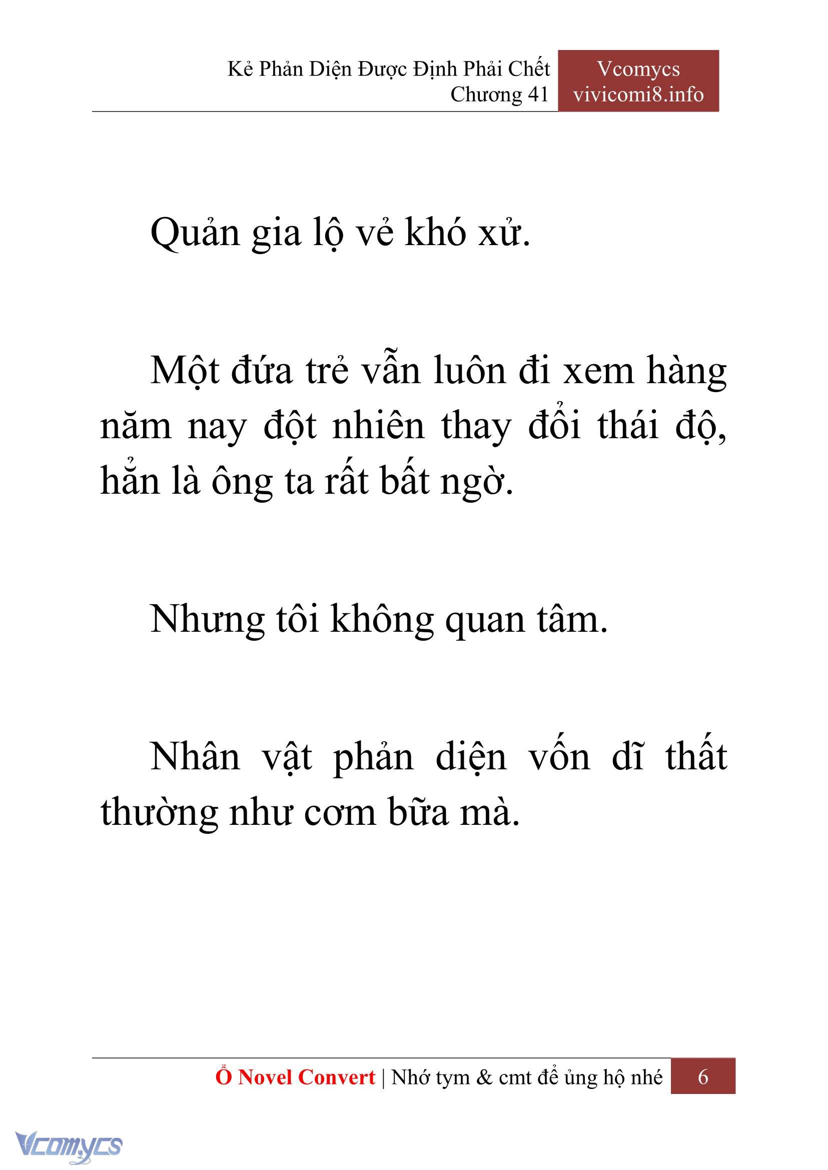 [Novel] Kẻ Phản Diện Được Định Phải Chết Chap 41 - Next Chap 42
