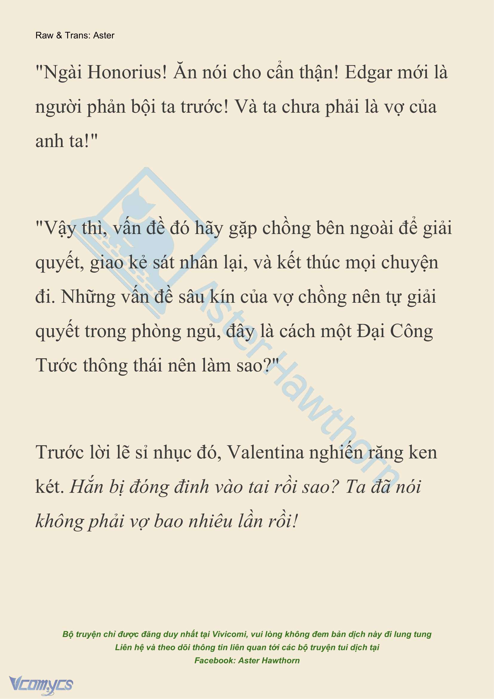[NOVEL] Thiên Đường Của Valentina Chap 127 - Trang 2