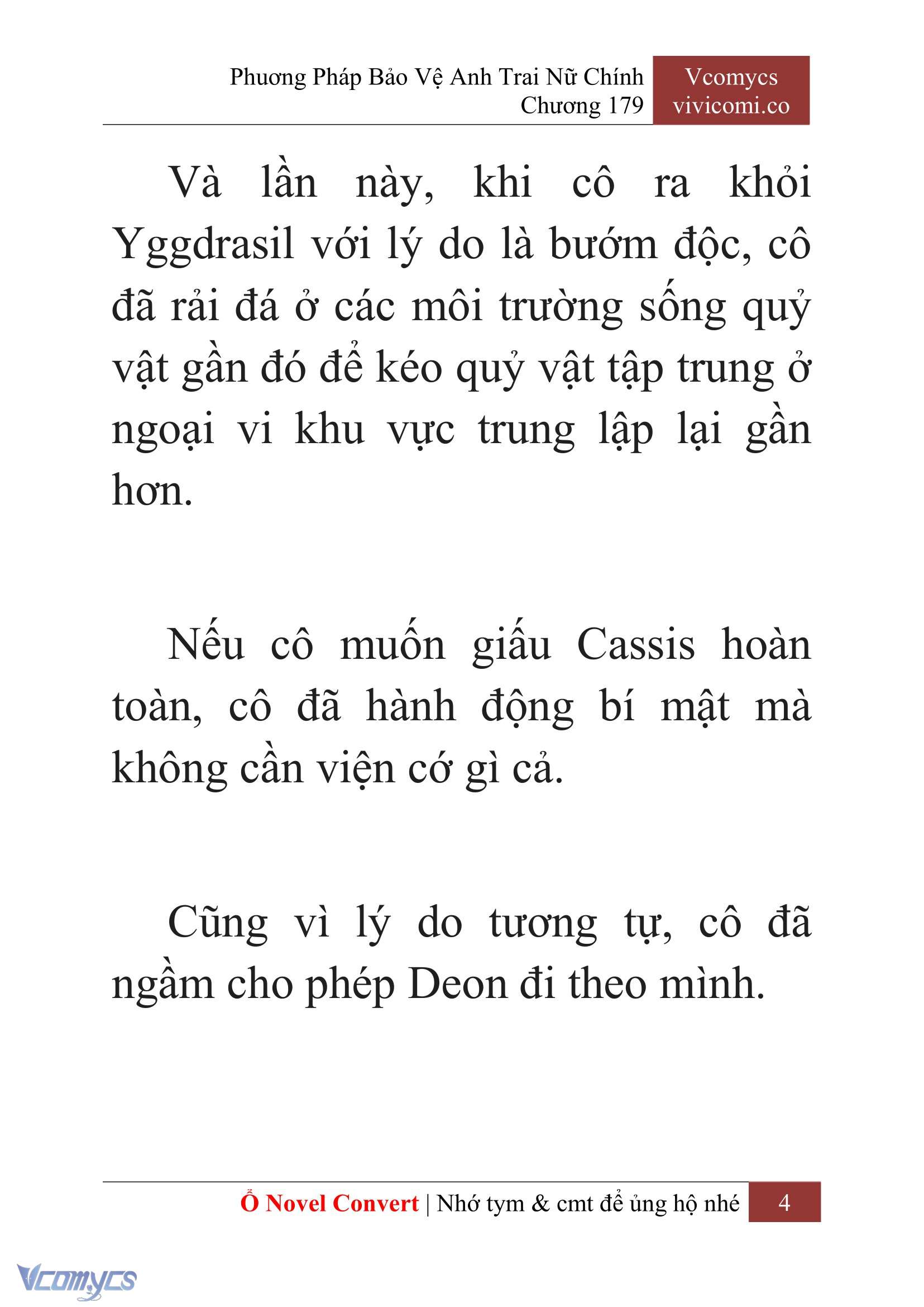 [Novel] Phương Pháp Bảo Vệ Anh Trai Nữ Chính Chap 179 - Trang 2