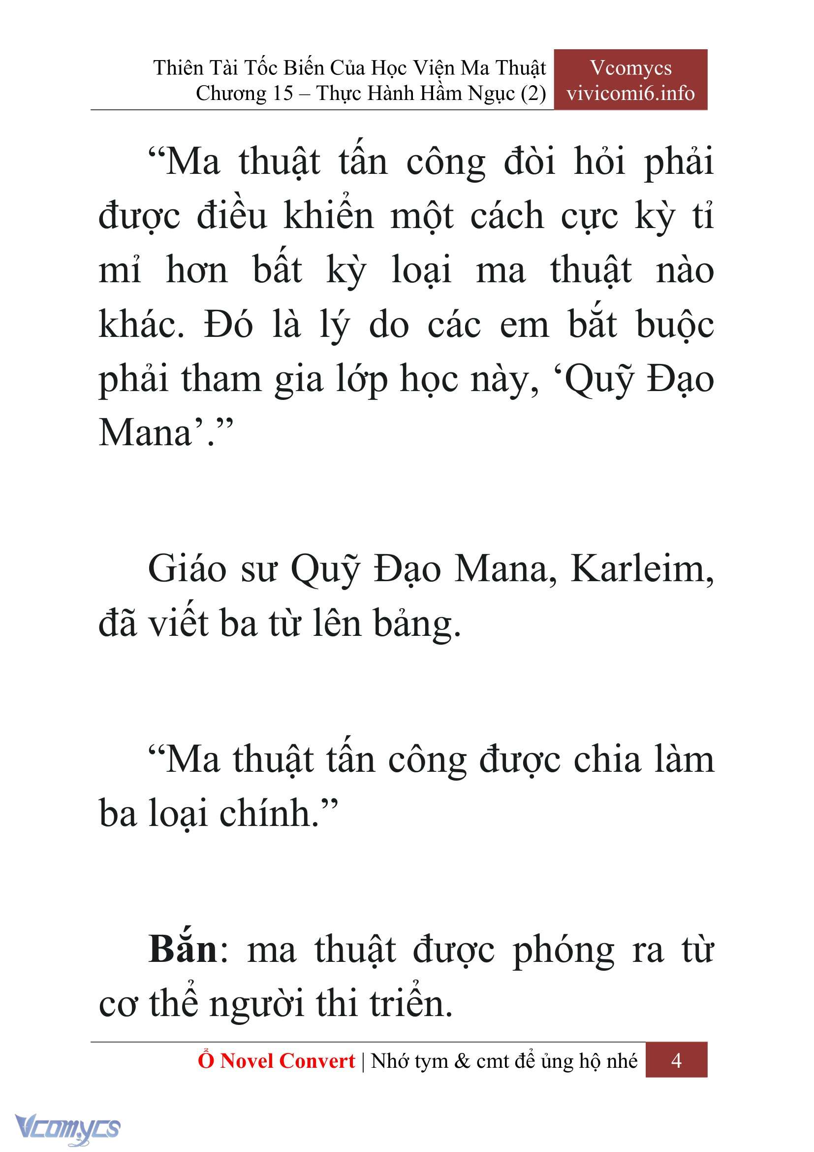 [Novel] Thiên Tài Tốc Biến Của Học Viện Ma Thuật Chap 15 - Trang 2