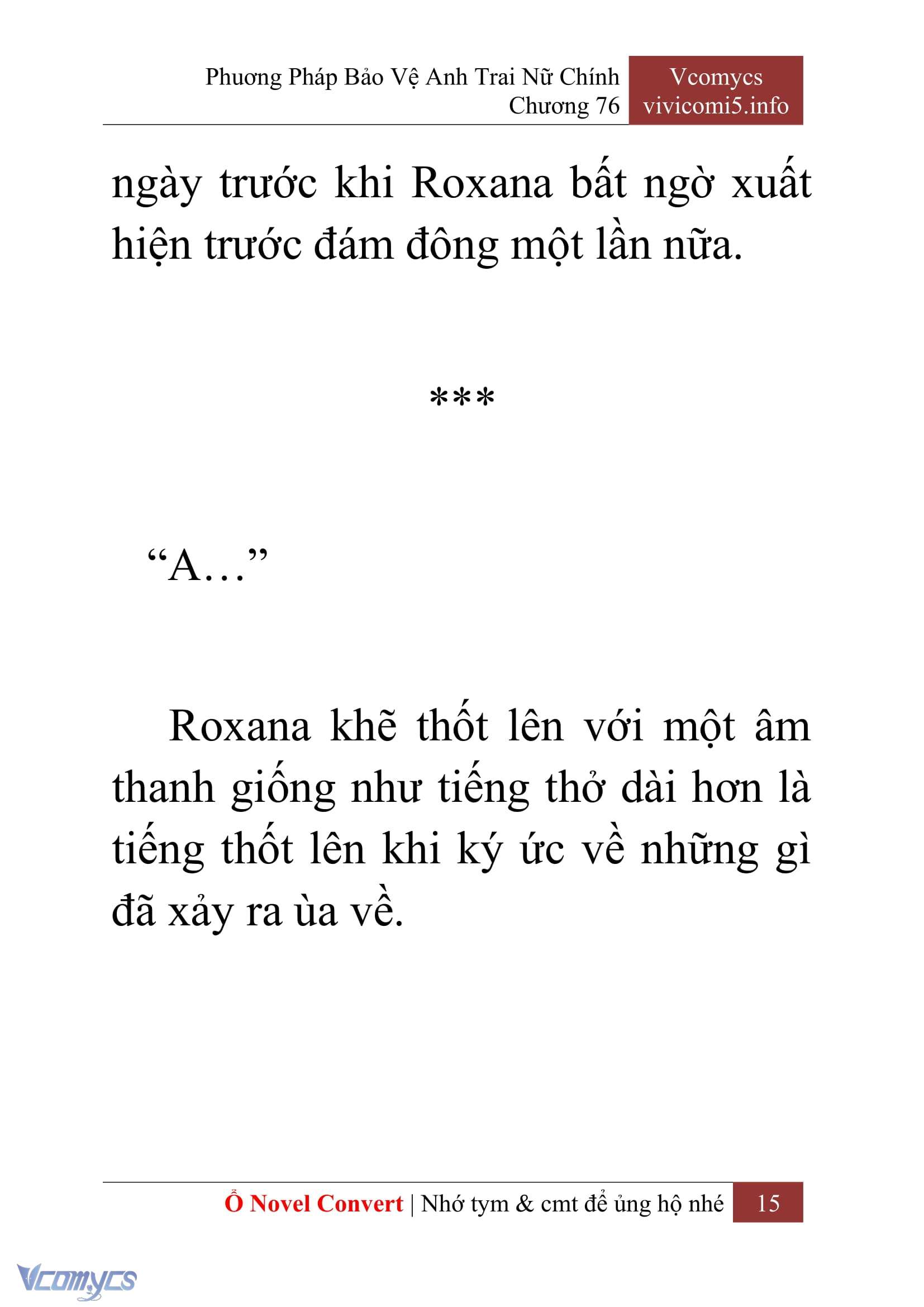 [Novel] Phương Pháp Bảo Vệ Anh Trai Nữ Chính Chap 76 - Trang 2
