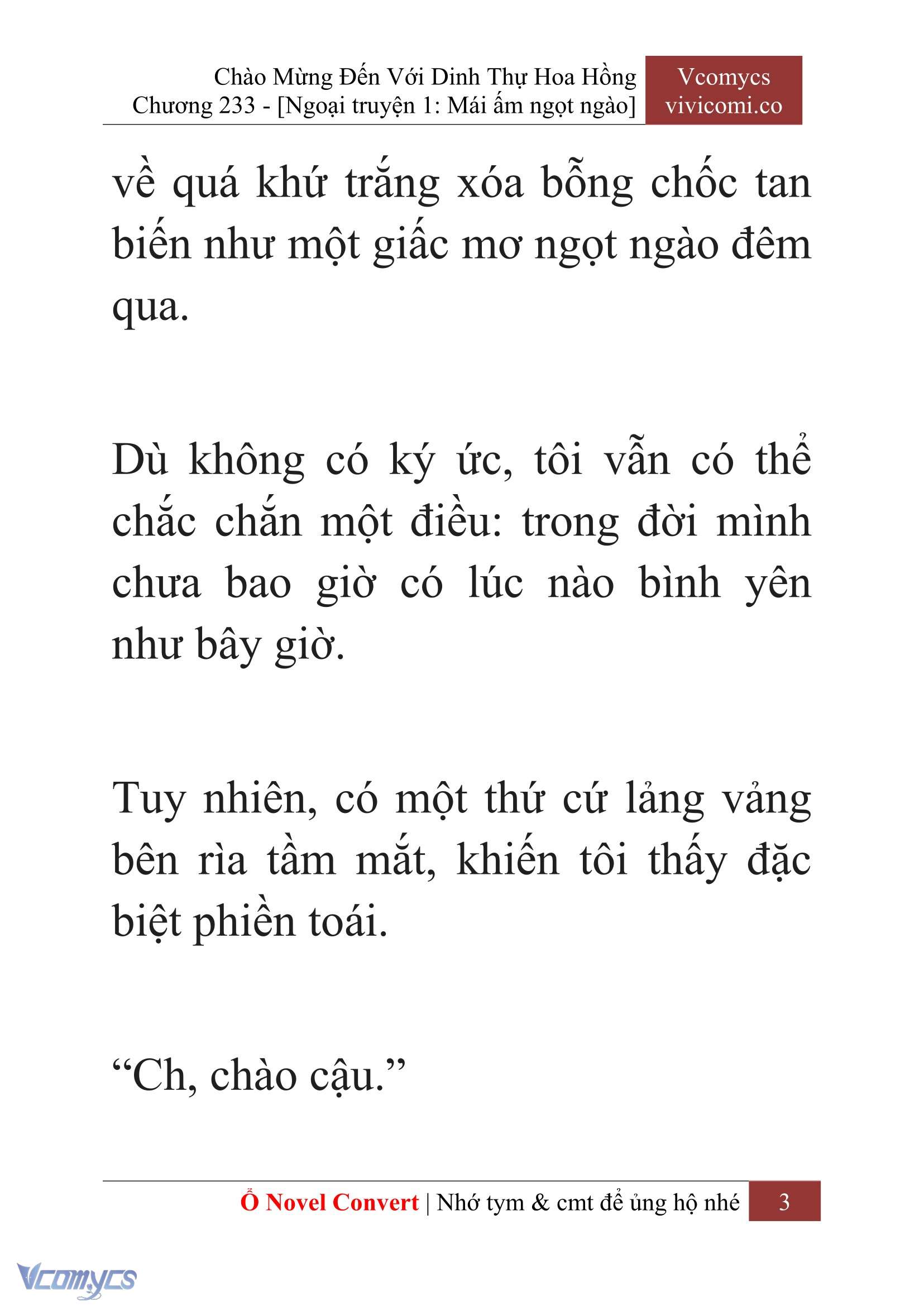 [Novel] Chào Mừng Đến Với Dinh Thự Hoa Hồng Chap 233 - Trang 2