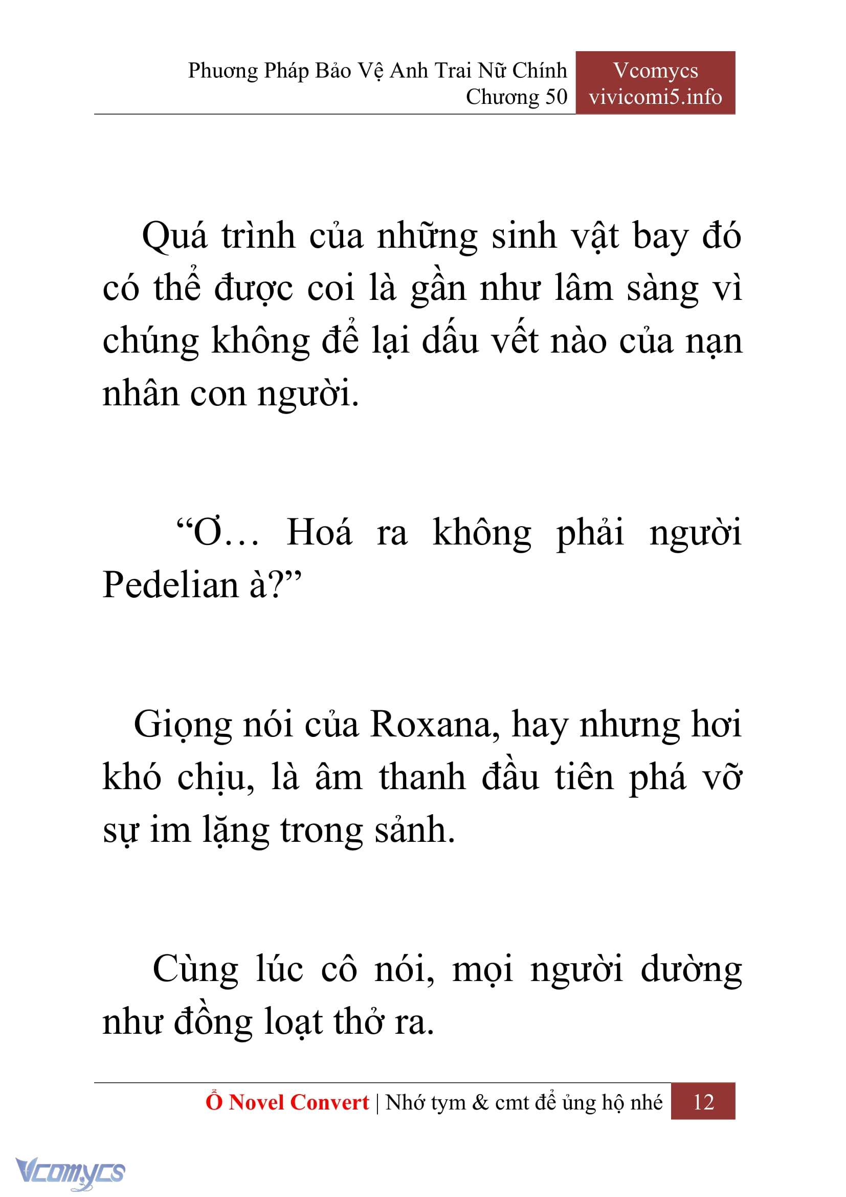 [Novel] Phương Pháp Bảo Vệ Anh Trai Nữ Chính Chap 50 - Trang 2