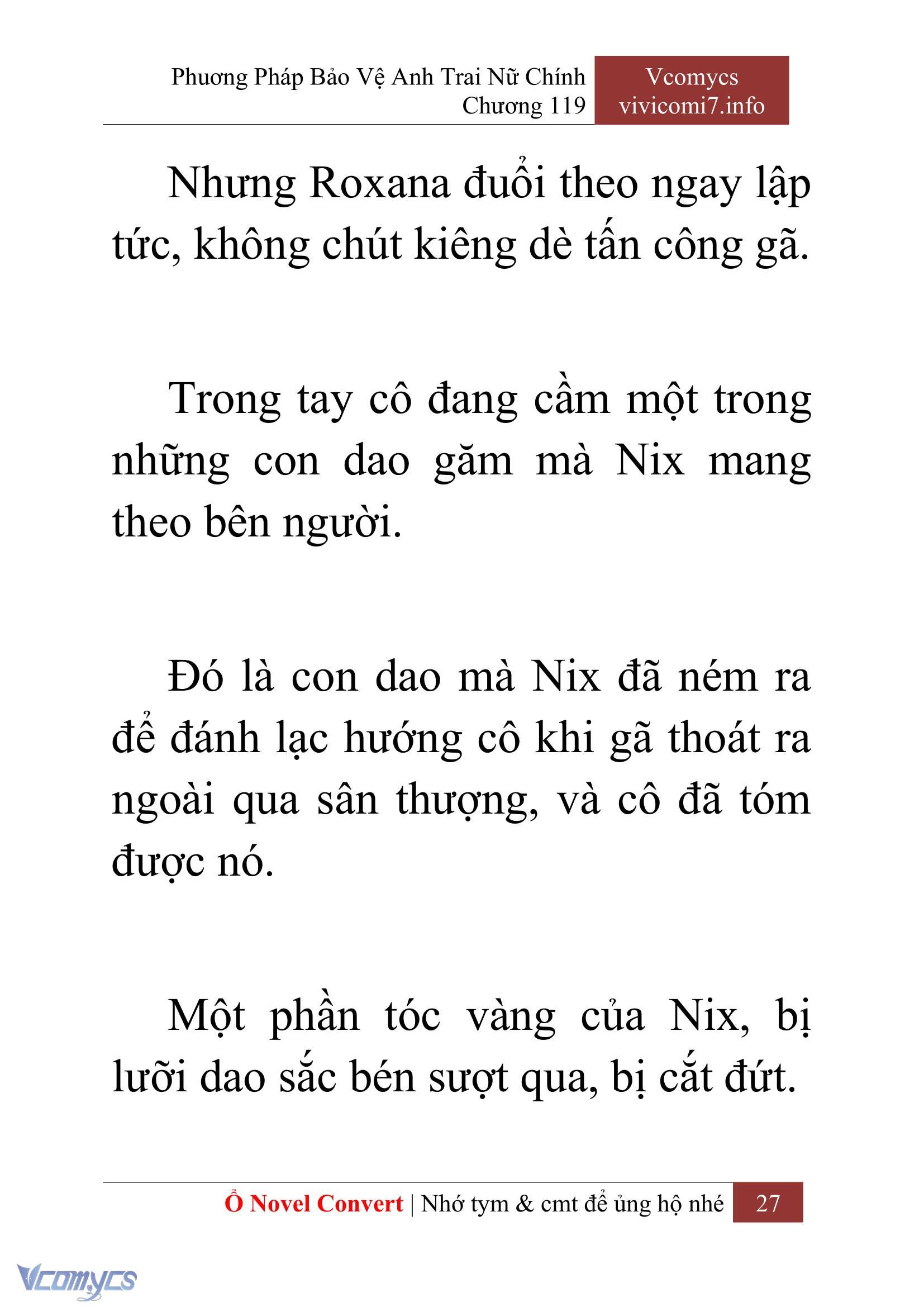 [Novel] Phương Pháp Bảo Vệ Anh Trai Nữ Chính Chap 119 - Trang 2