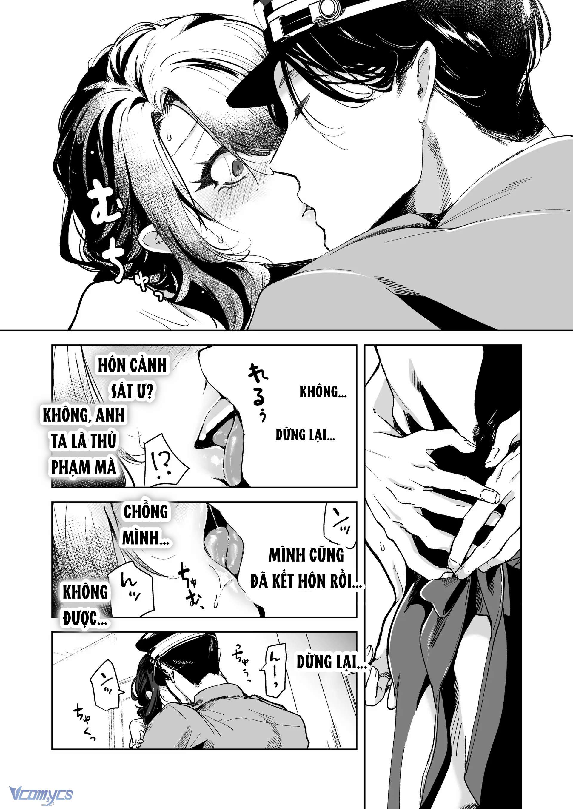 『18+』Anh cảnh sát nhà bên si tình - Cô vợ ngày ngày bị giam giữ và NTR trong lồng sắt Chap 1 - Trang 2