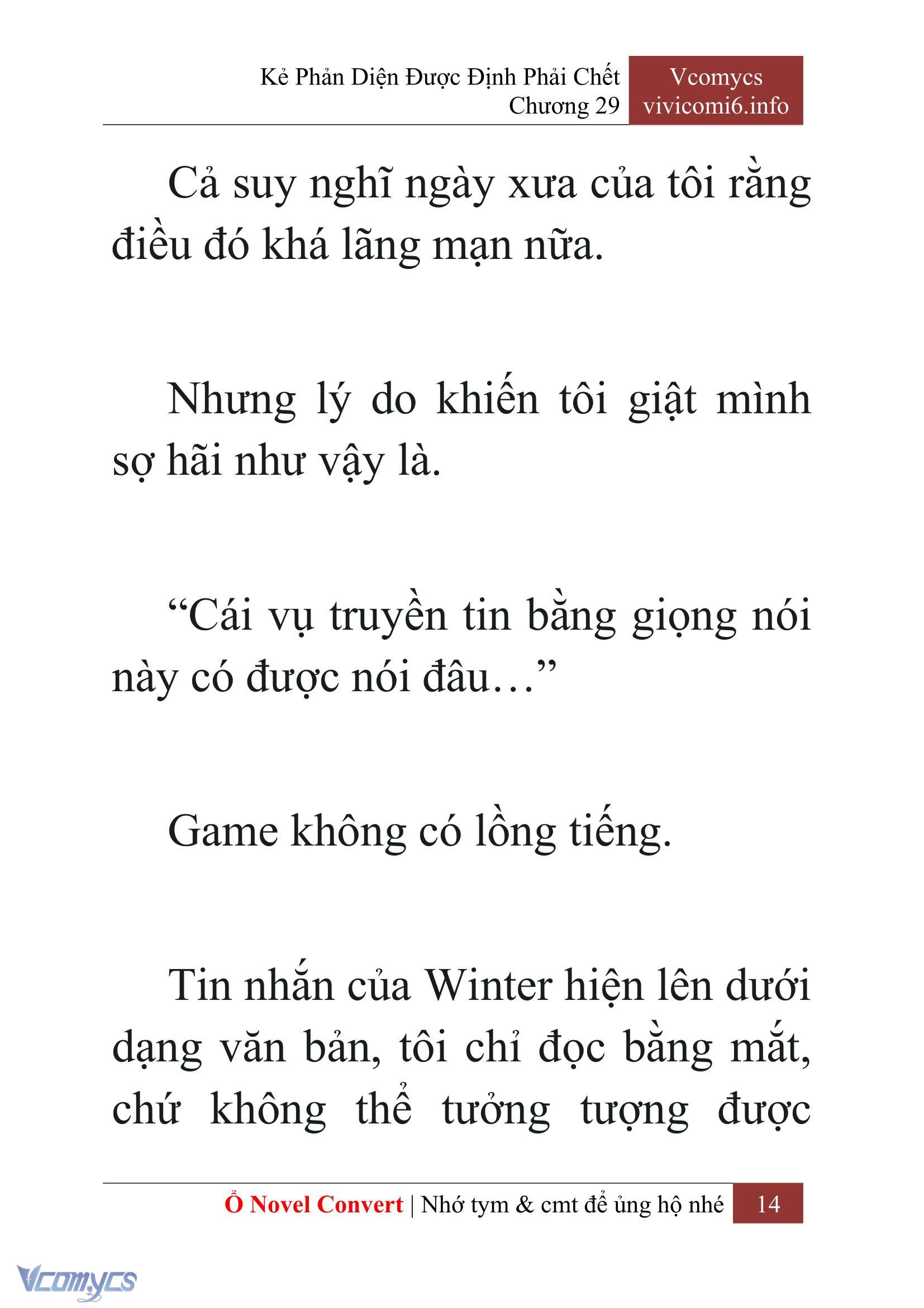 [Novel] Kẻ Phản Diện Được Định Phải Chết Chap 29 - Next Chap 30
