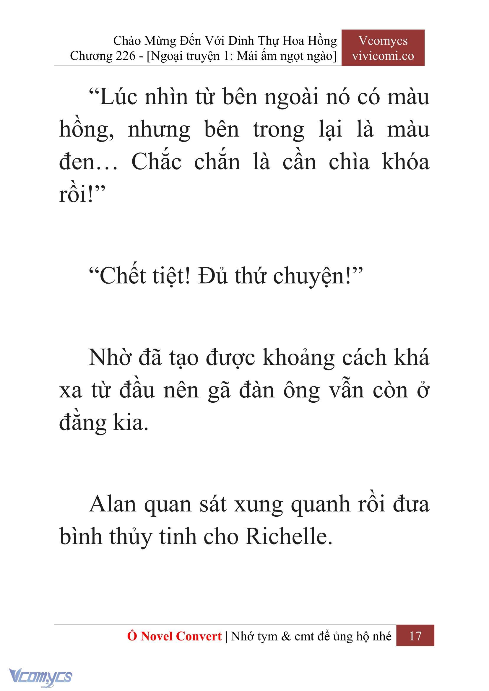 [Novel] Chào Mừng Đến Với Dinh Thự Hoa Hồng Chap 226 - Trang 2